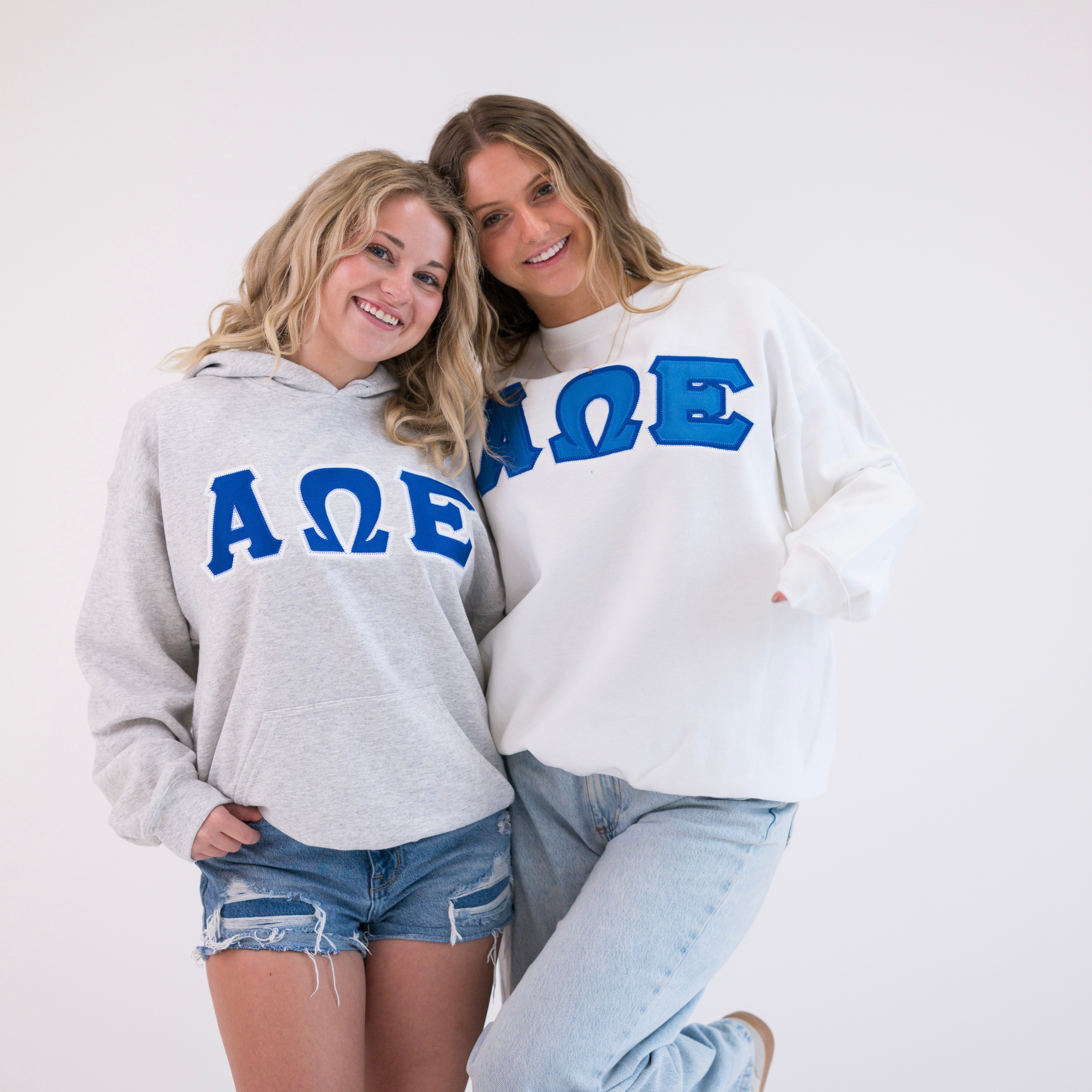 Basic Greek Letter Crewneck Sweatshirt - Alpha Omega Epsilon