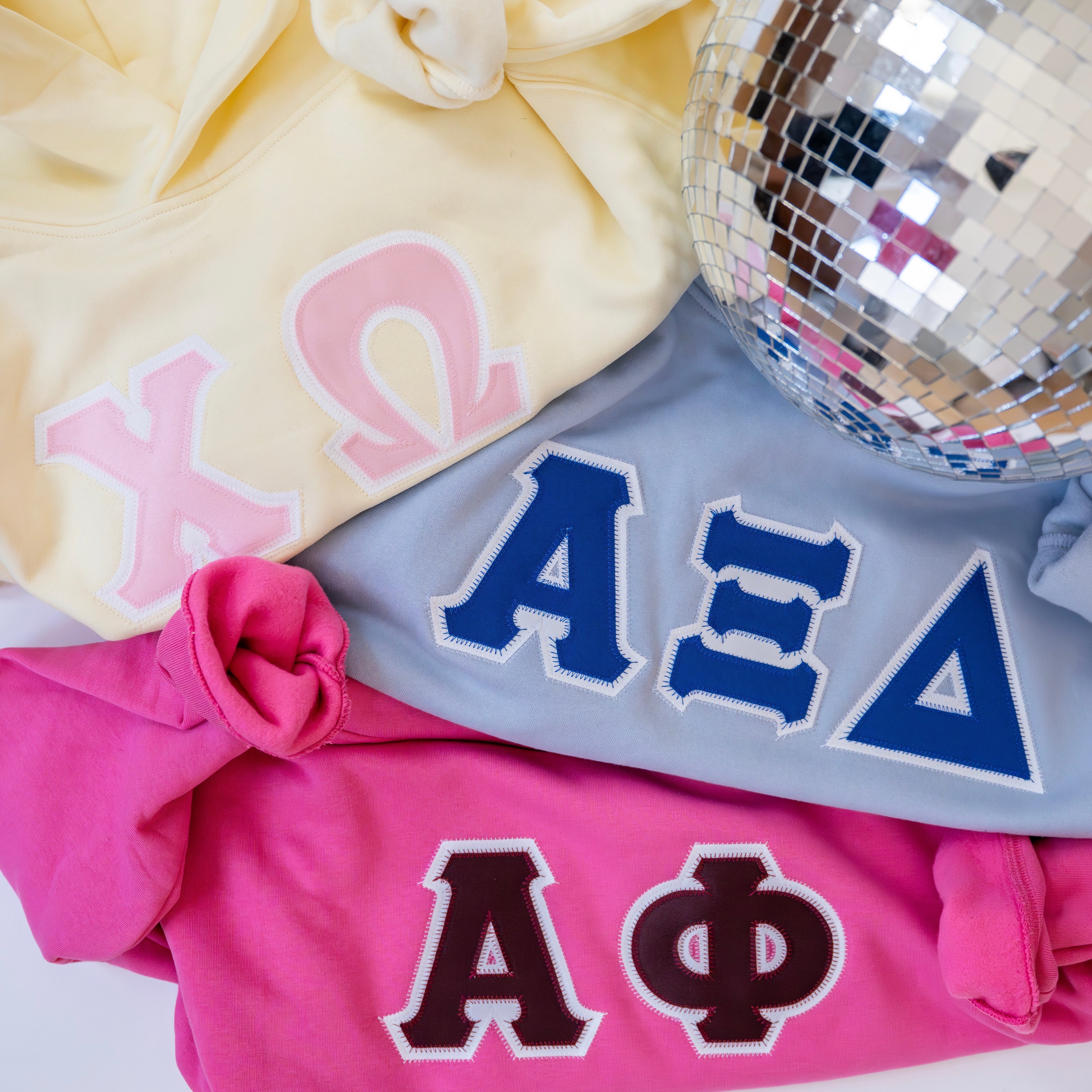 Basic Greek Letter Hoodie Sweatshirt - Alpha Phi