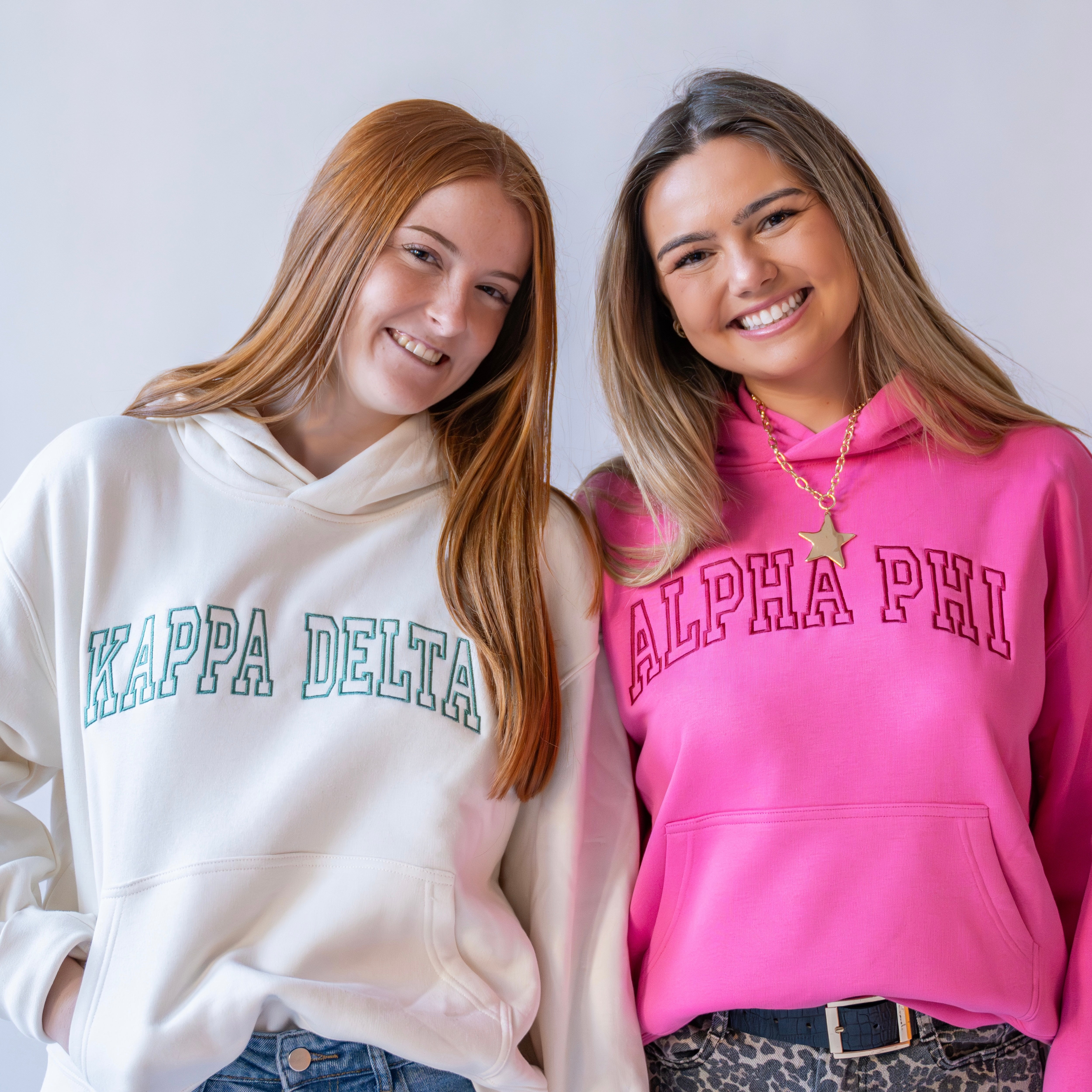 Homebody Embroidered Hoodie Sweatshirt - Kappa Delta