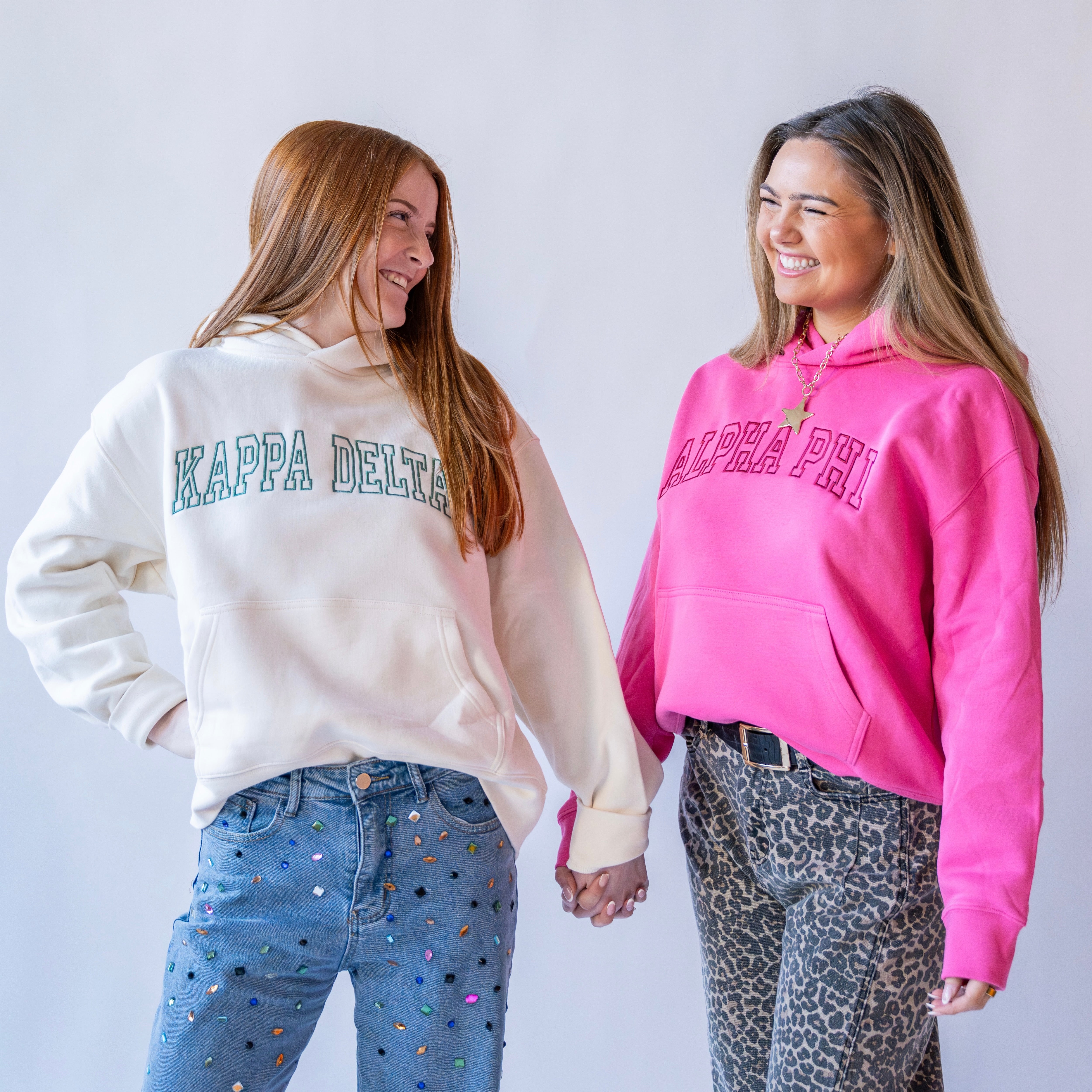 Homebody Embroidered Hoodie Sweatshirt - Alpha Phi