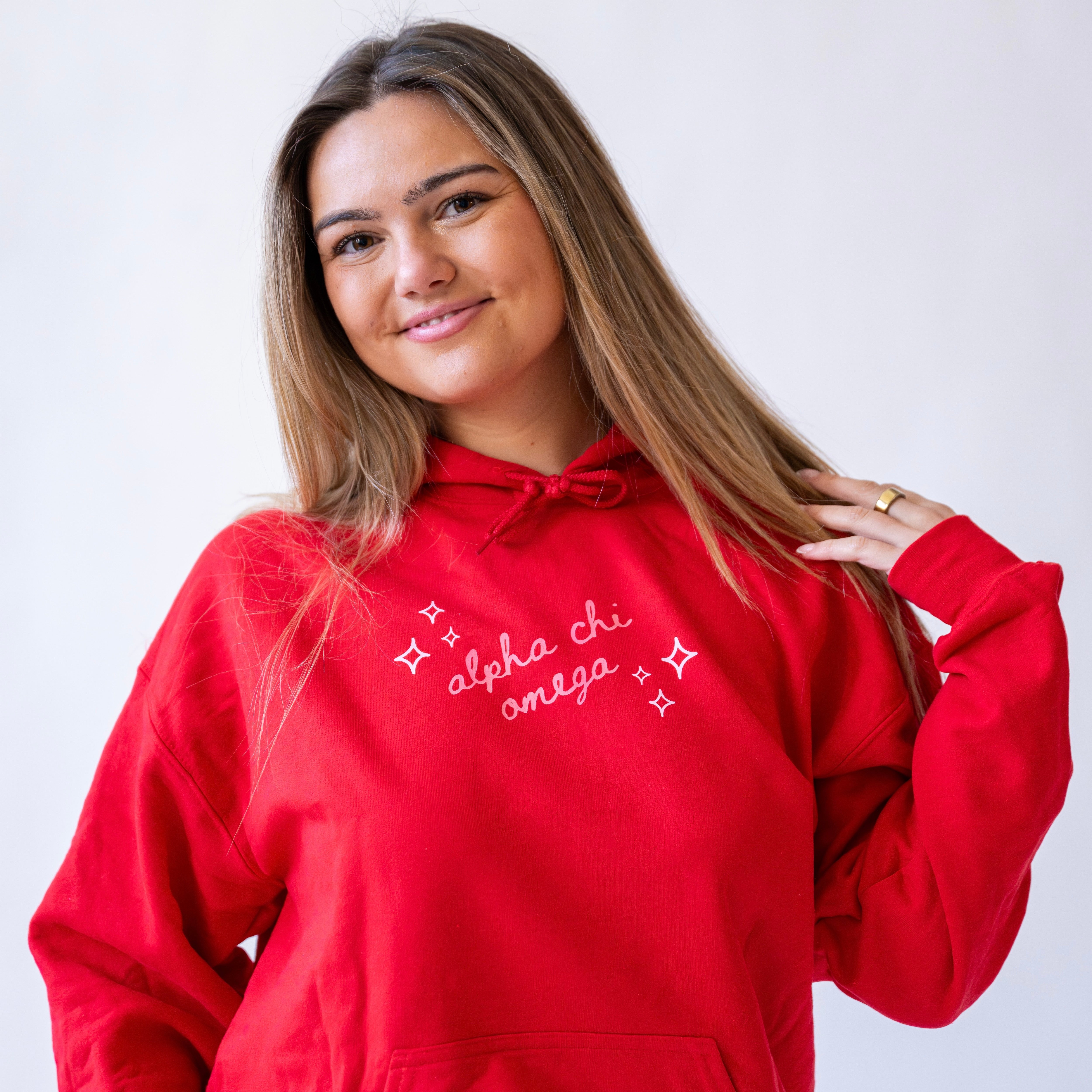 Sugar Rush Hoodie Sweatshirt - Alpha Chi Omega