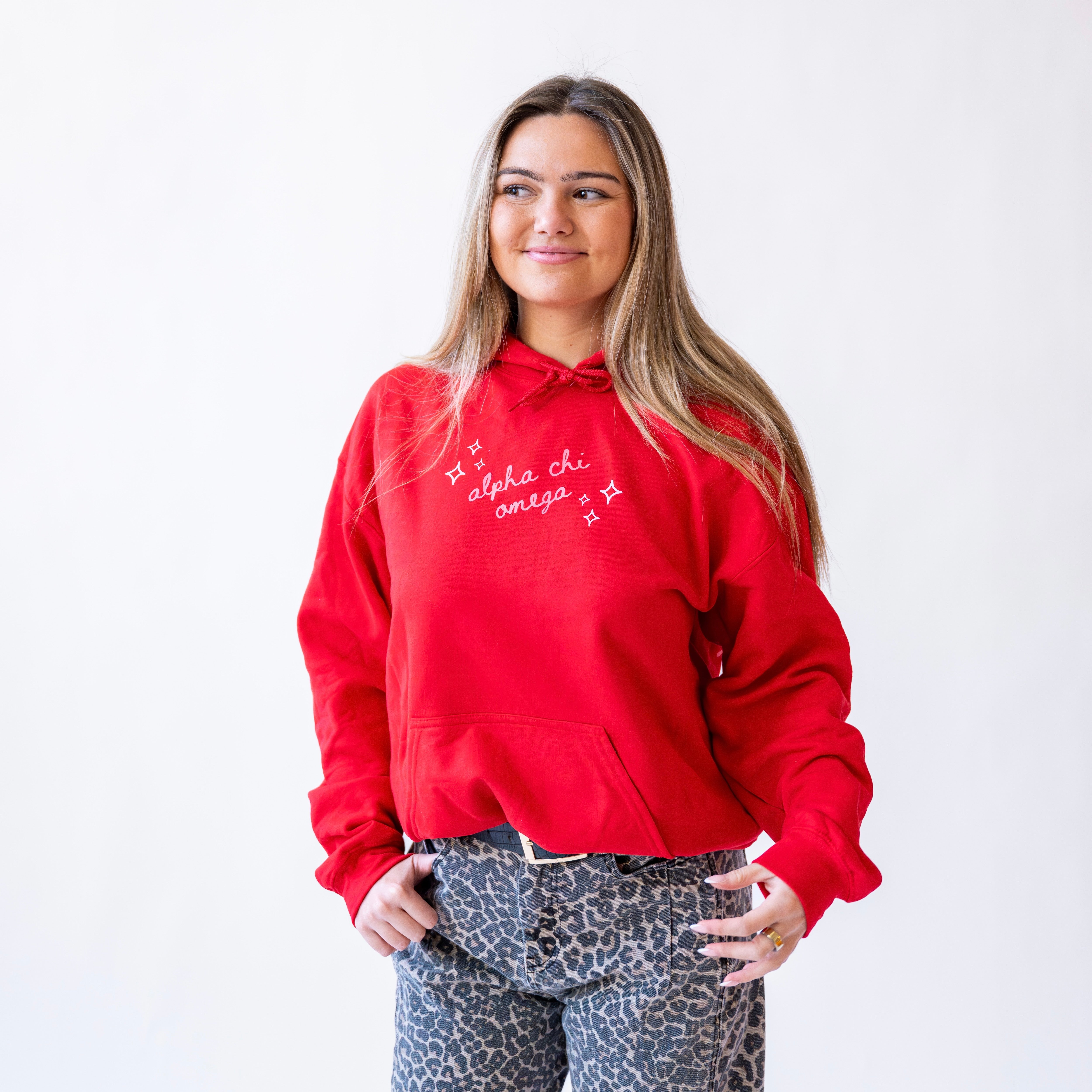 Sugar Rush Hoodie Sweatshirt - Alpha Chi Omega