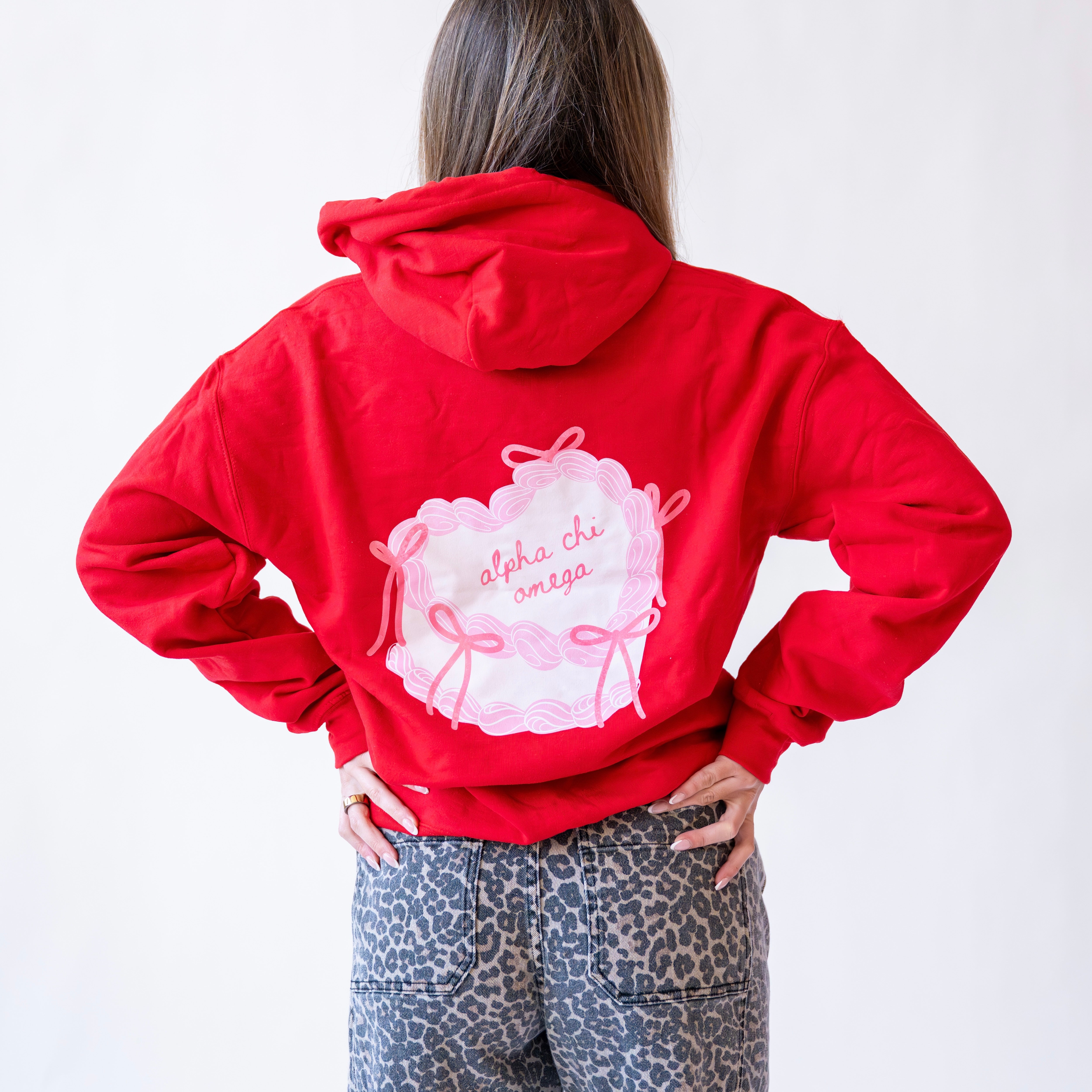 Sugar Rush Hoodie Sweatshirt - Alpha Chi Omega