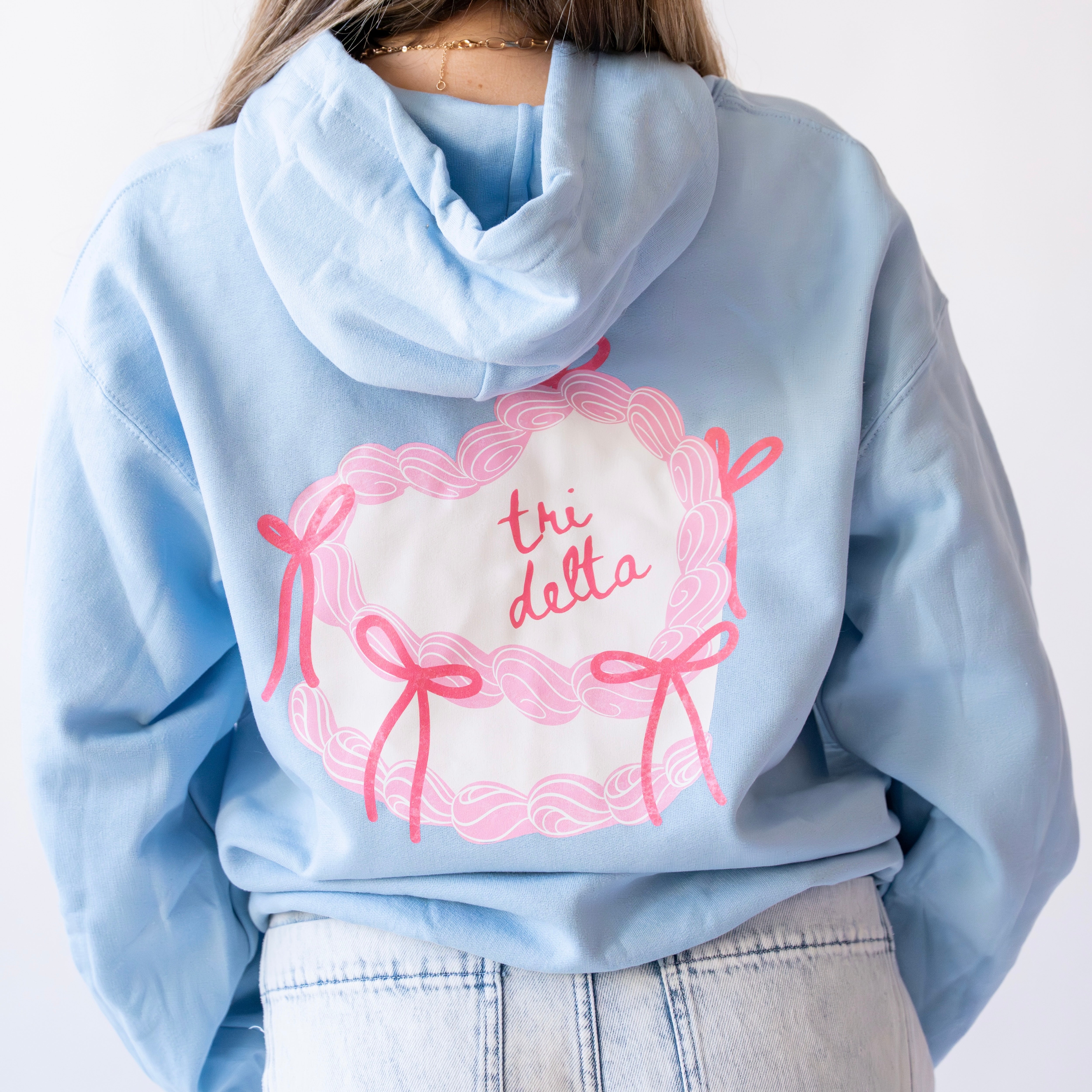 Sugar Rush Hoodie Sweatshirt - Tri Delta