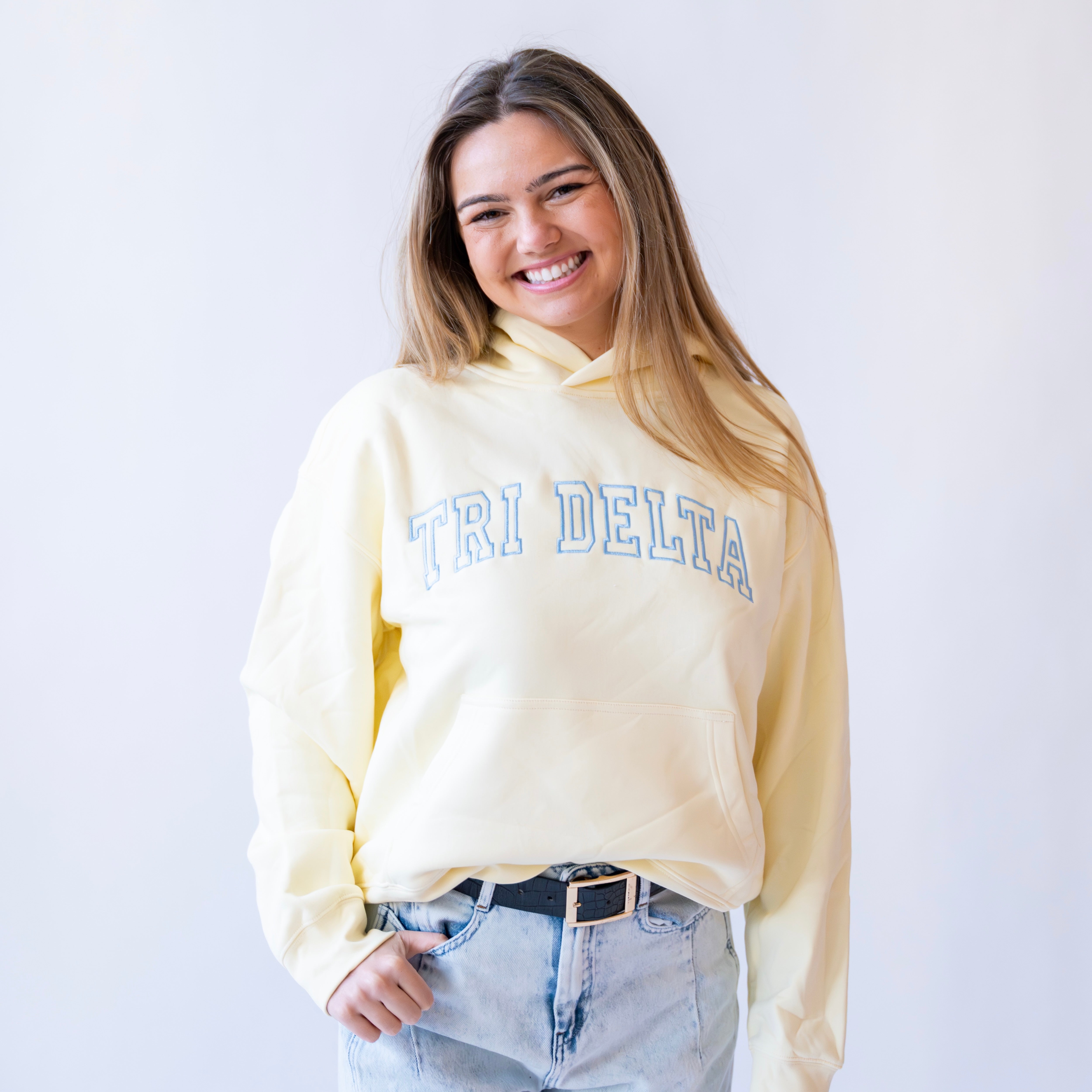 Homebody Embroidered Hoodie Sweatshirt