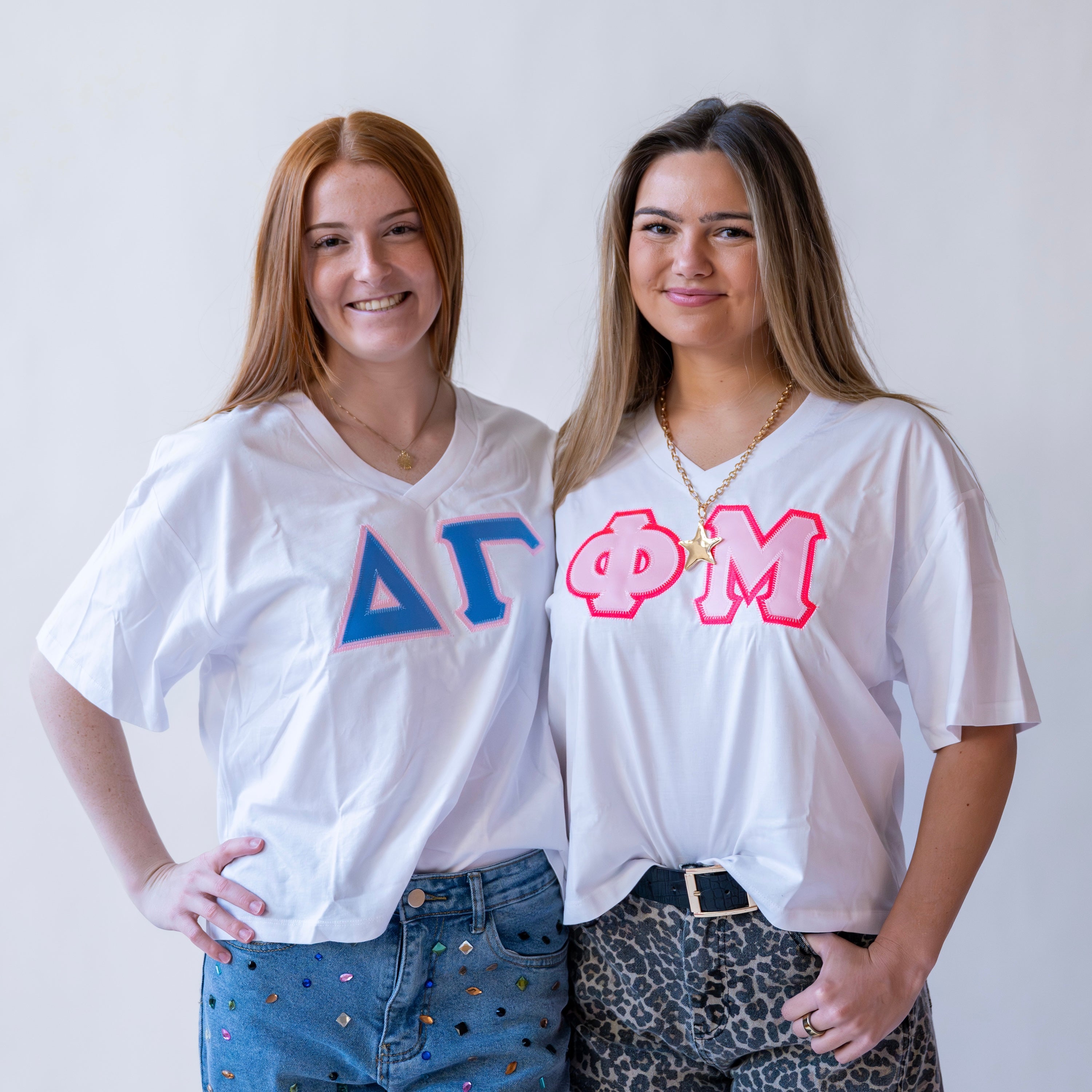 Basic Greek Letter Shirt - Phi Mu