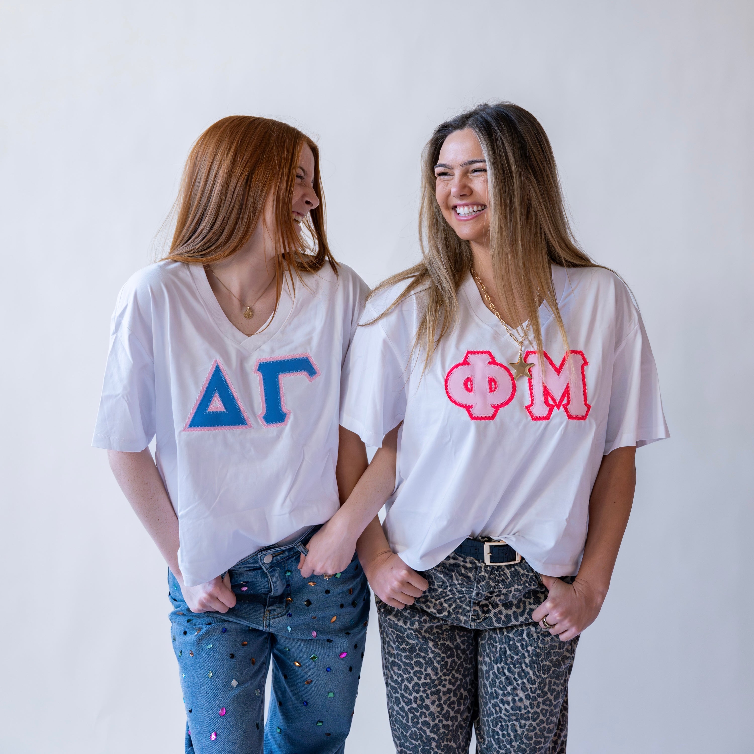 Basic Greek Letter Shirt - Phi Mu