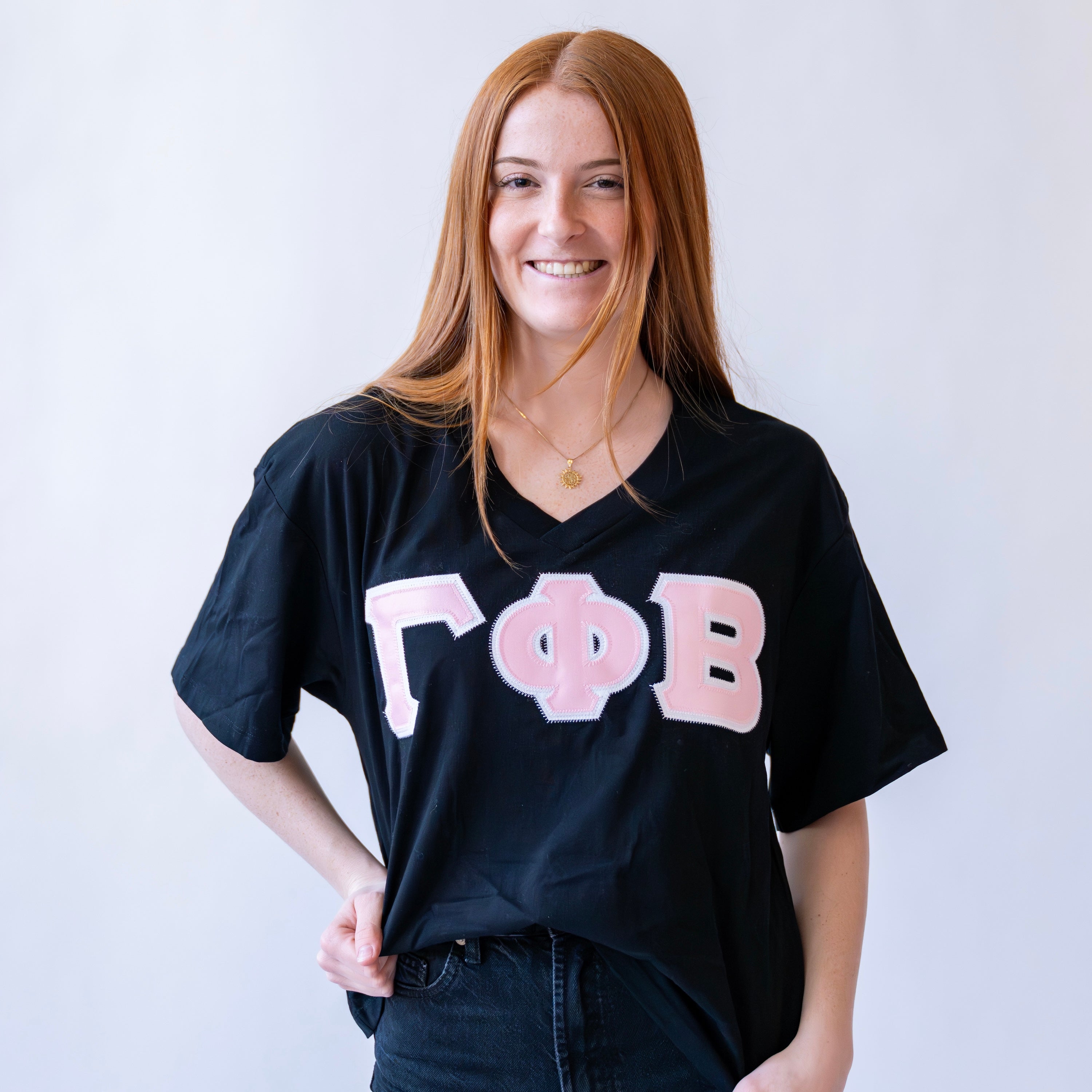 Basic Greek Letter Shirt - Gamma Phi Beta