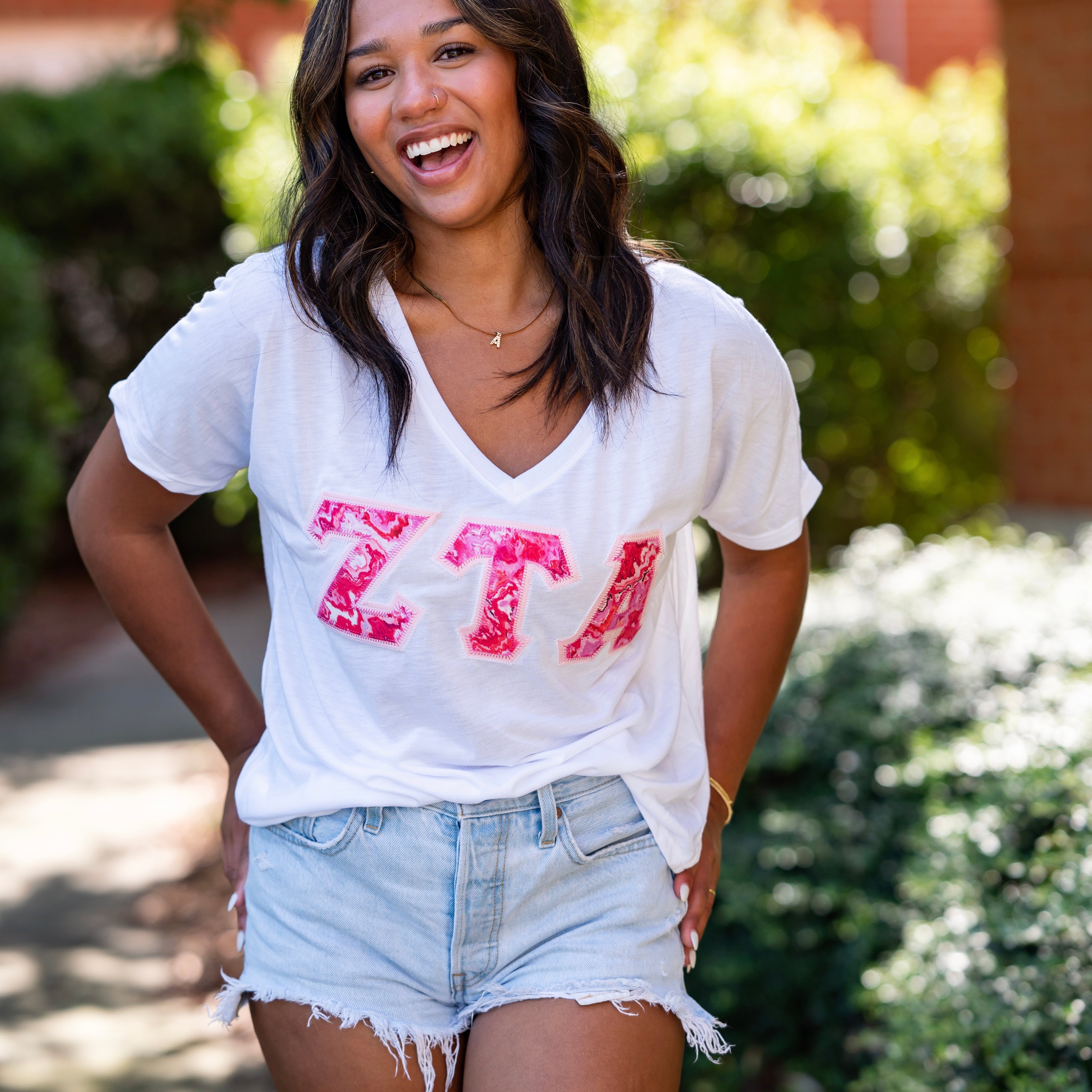 Heart Breaker Greek Letter Shirt