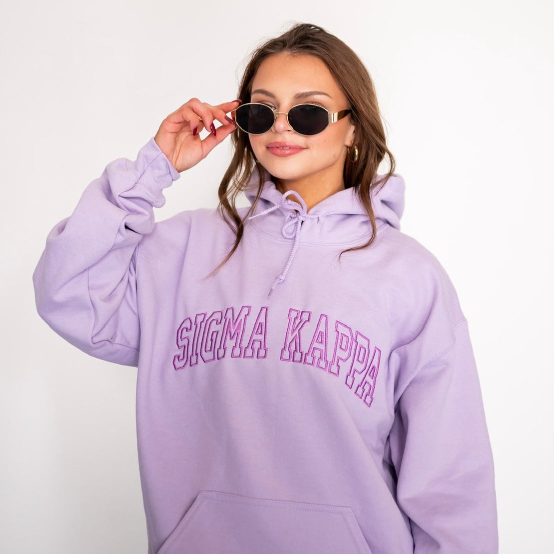 Homebody Embroidered Hoodie Sweatshirt