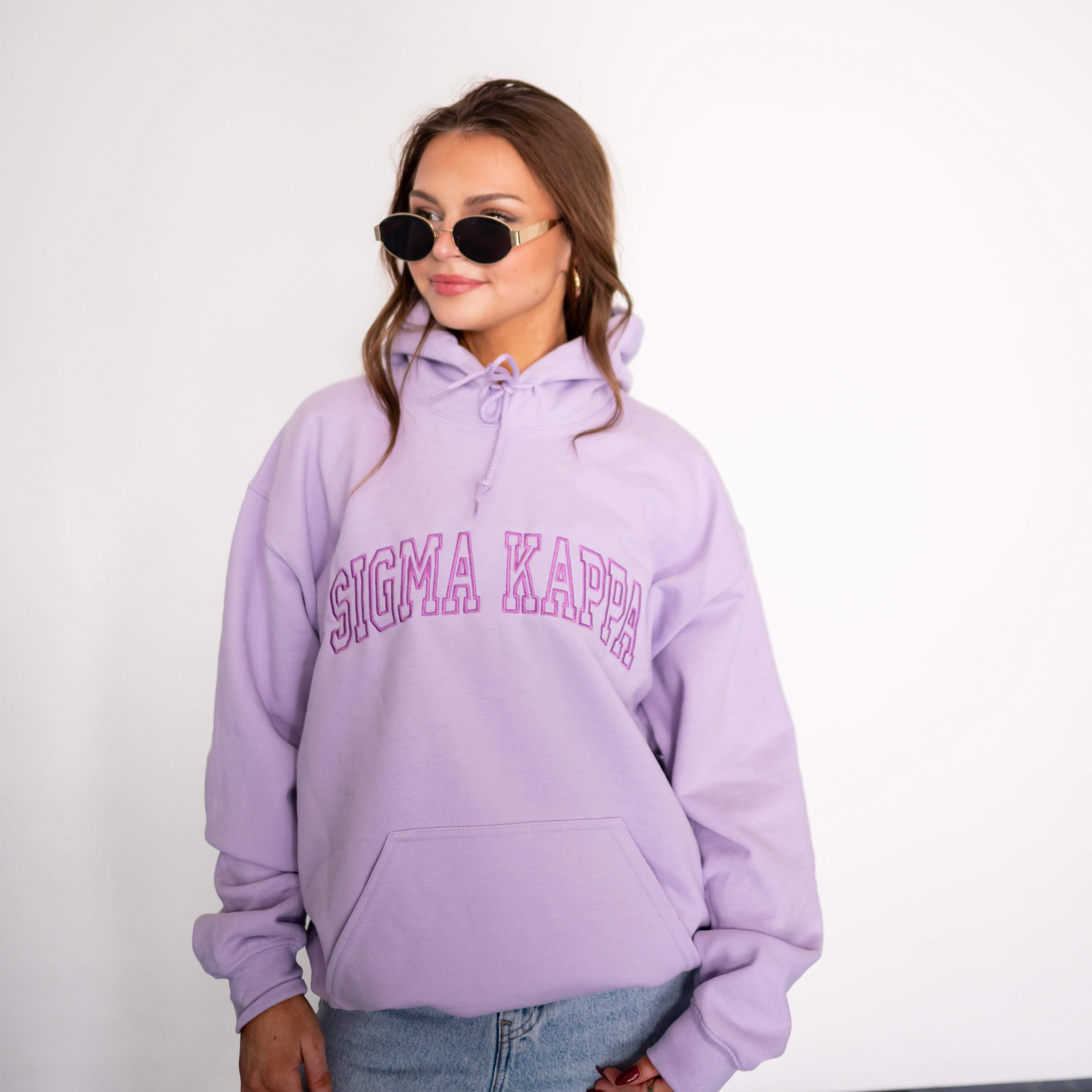 Homebody Embroidered Hoodie Sweatshirt