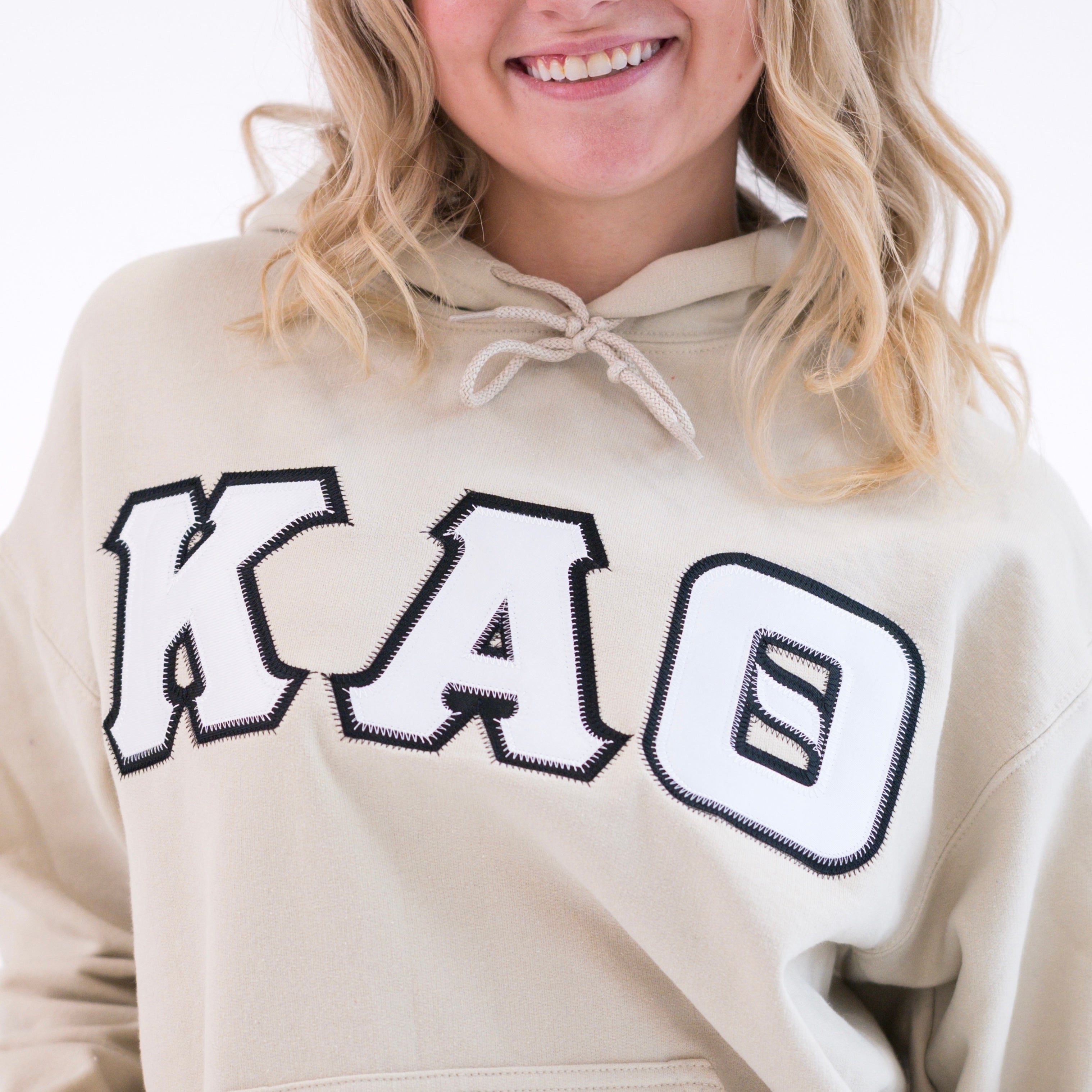 Basic Greek Letter Hoodie Sweatshirt - Kappa Alpha Theta