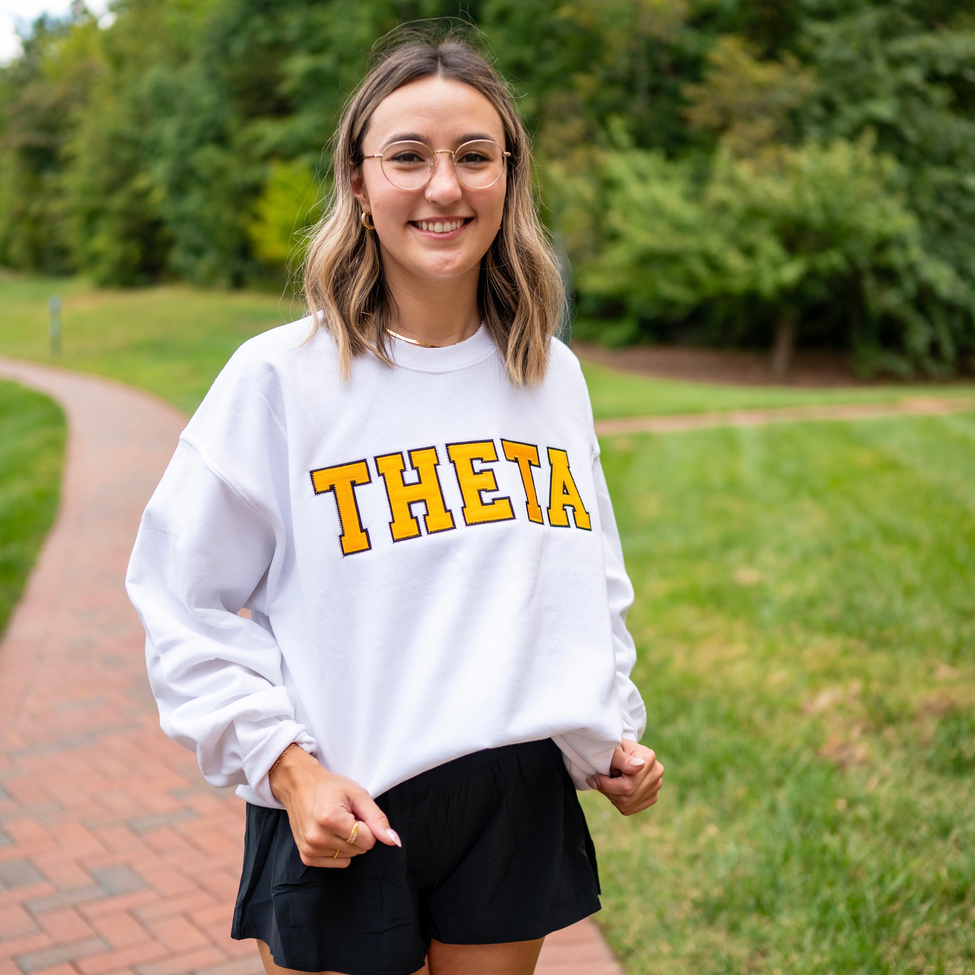 Old School Crewneck Sweatshirt - Kappa Alpha Theta
