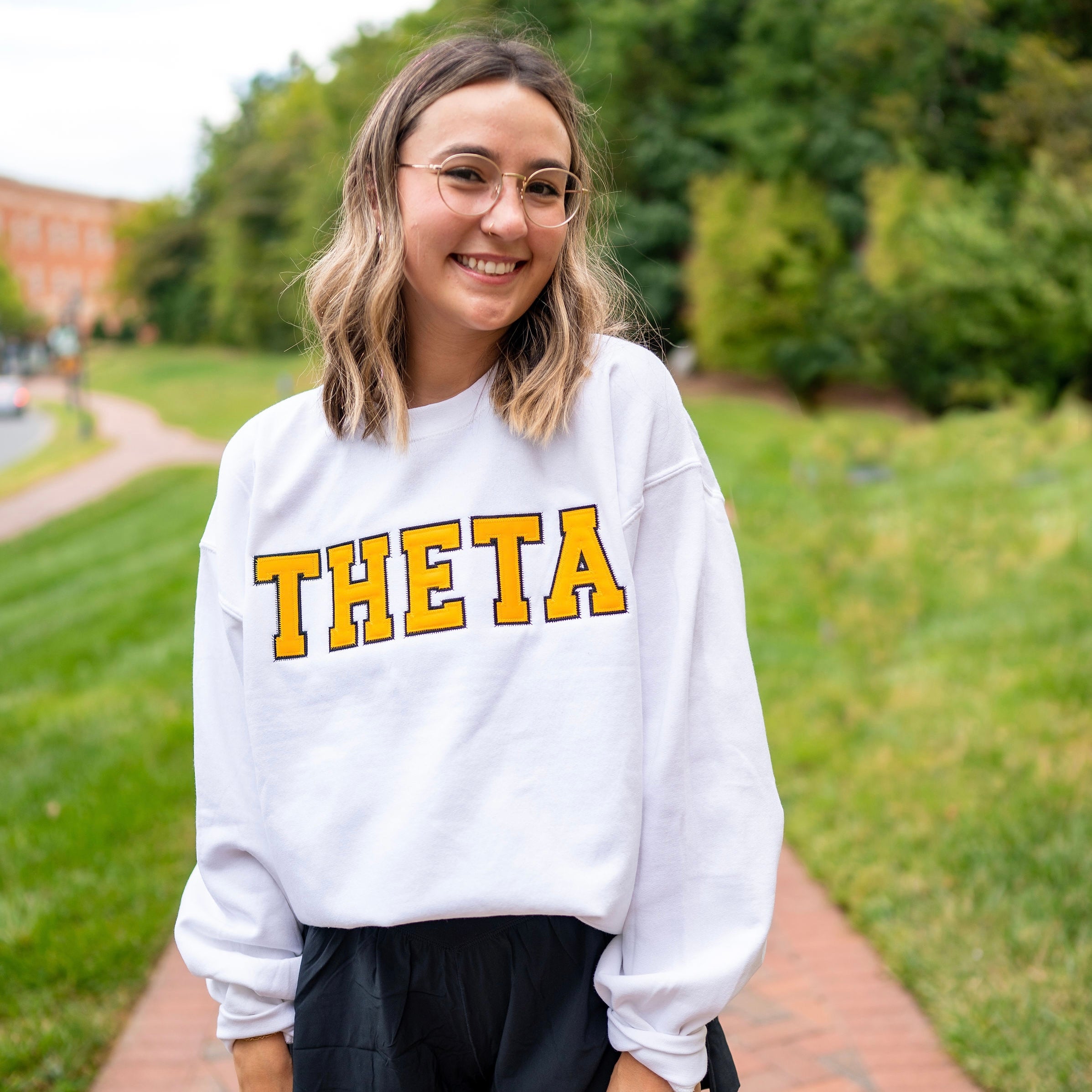 Old School Crewneck Sweatshirt - Kappa Alpha Theta