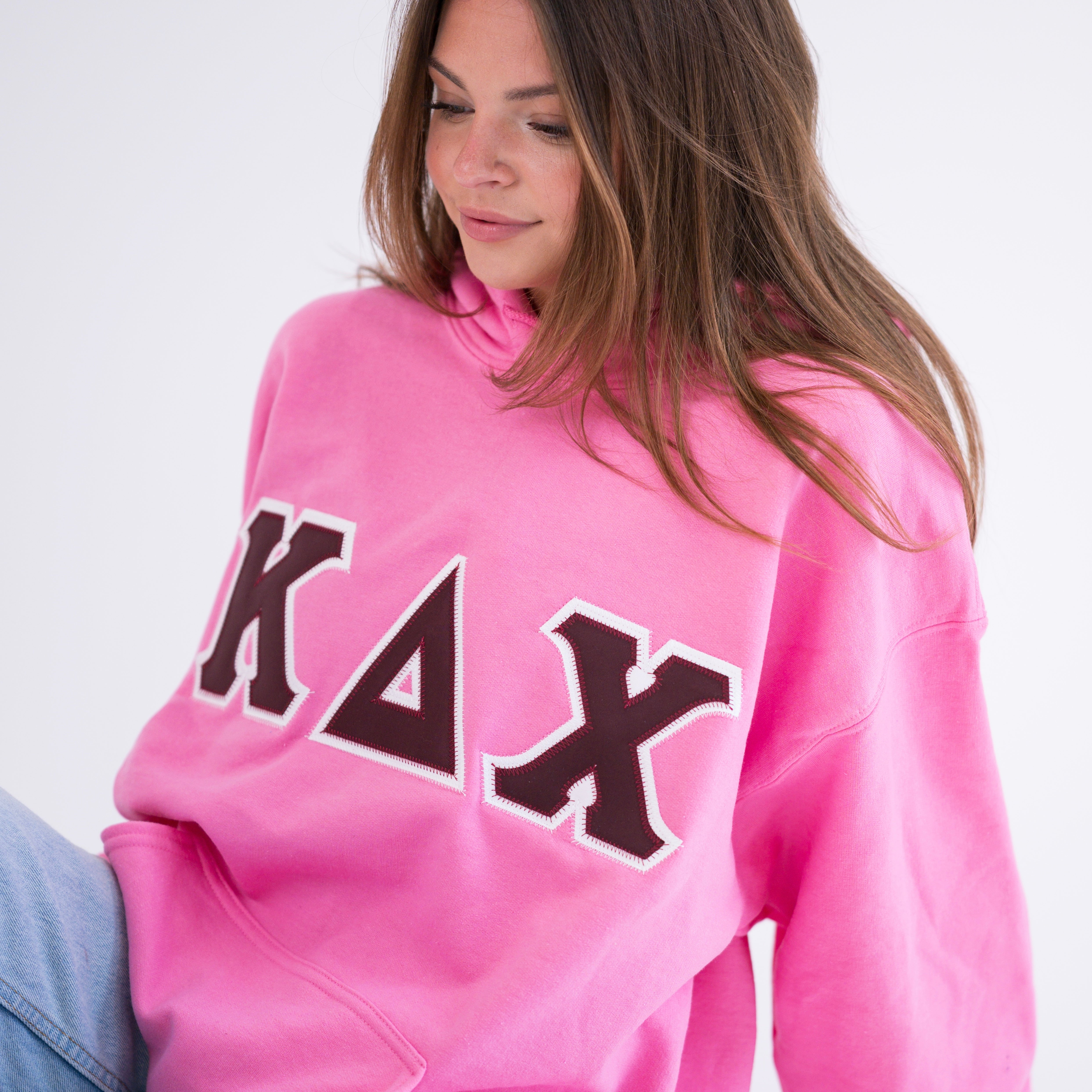 Basic Greek Letter Hoodie Sweatshirt - Kappa Delta Chi