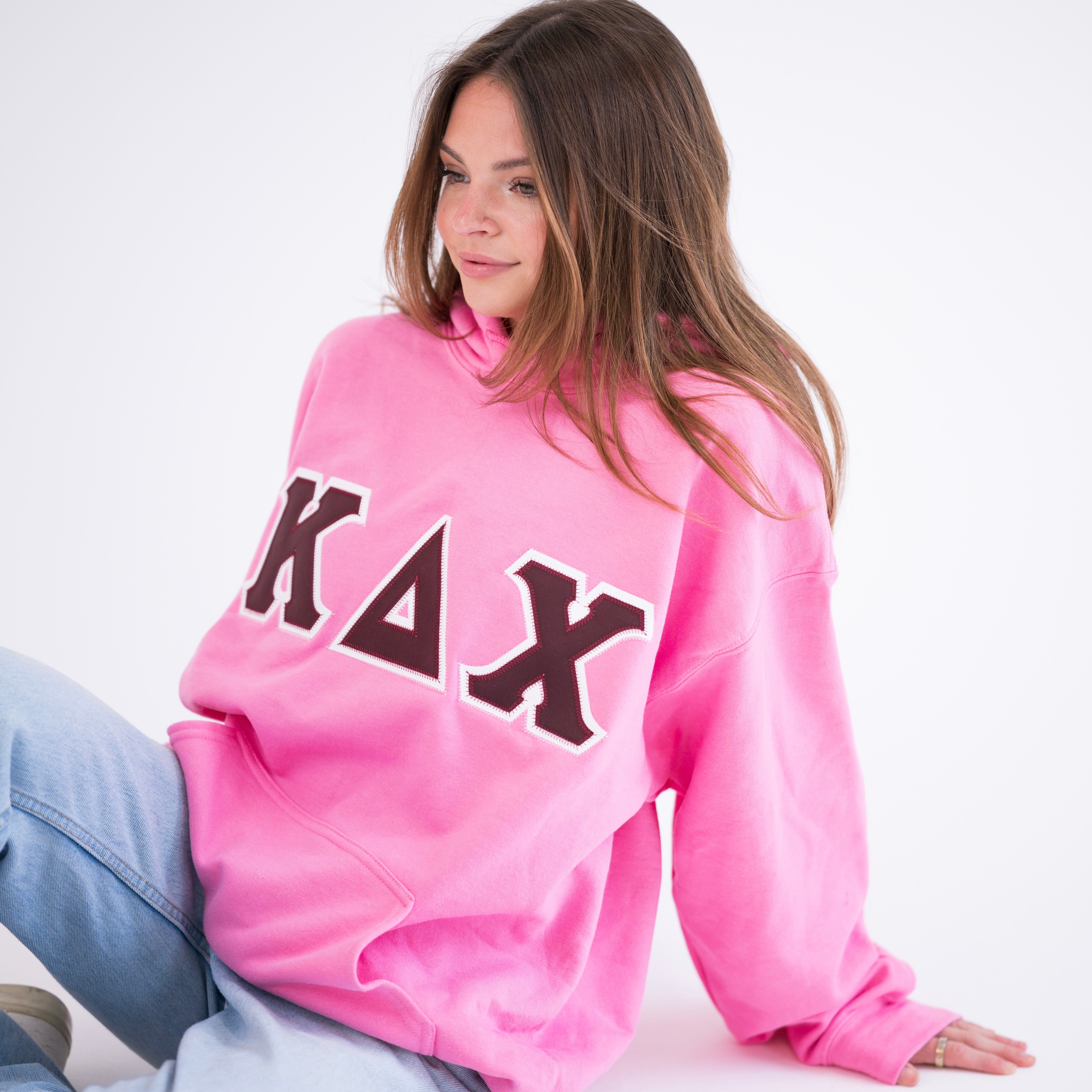 Basic Greek Letter Hoodie Sweatshirt - Kappa Delta Chi