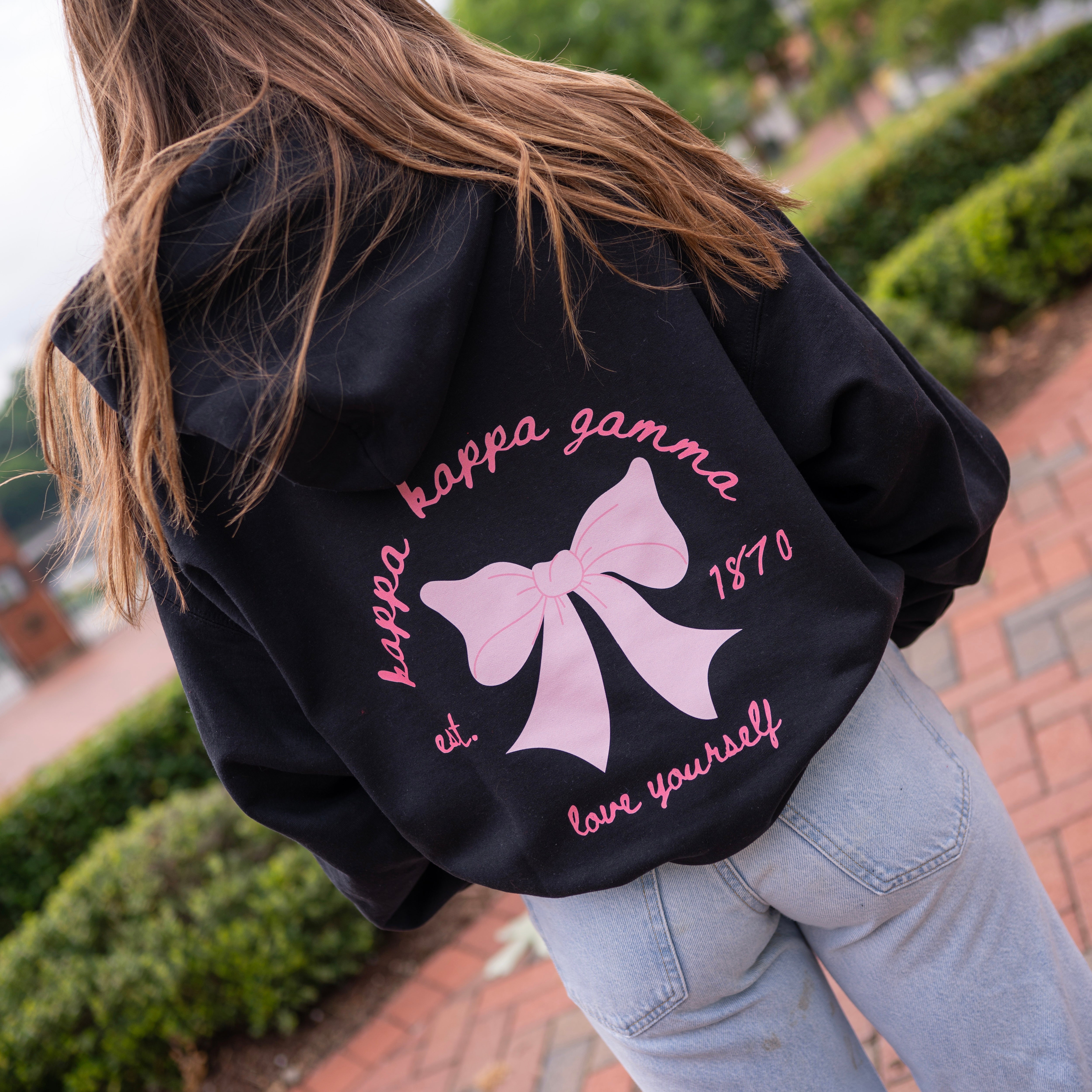 Bowtifully You Hoodie Sweatshirt - Kappa Kappa Gamma