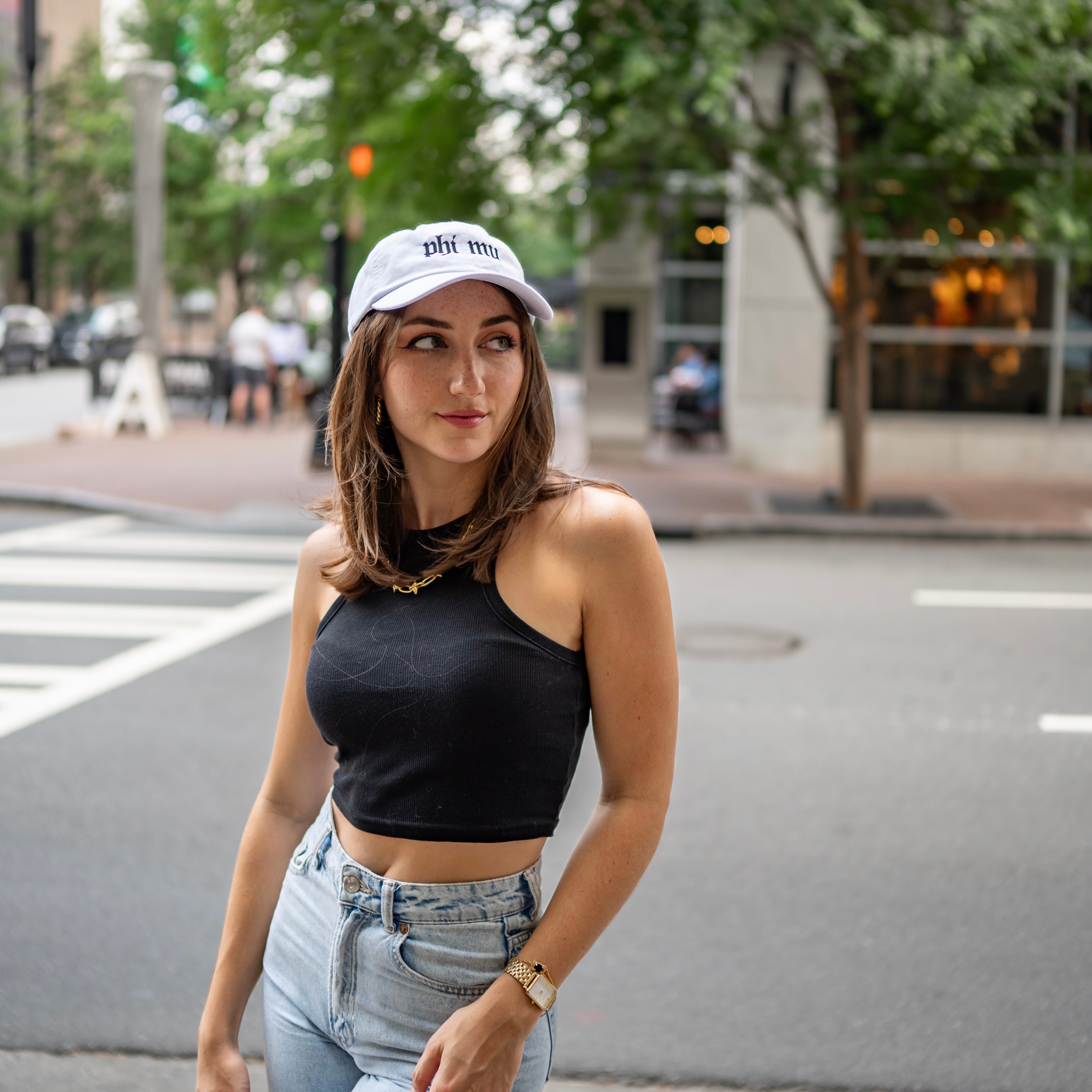 Old English Embroidered Dad Hat