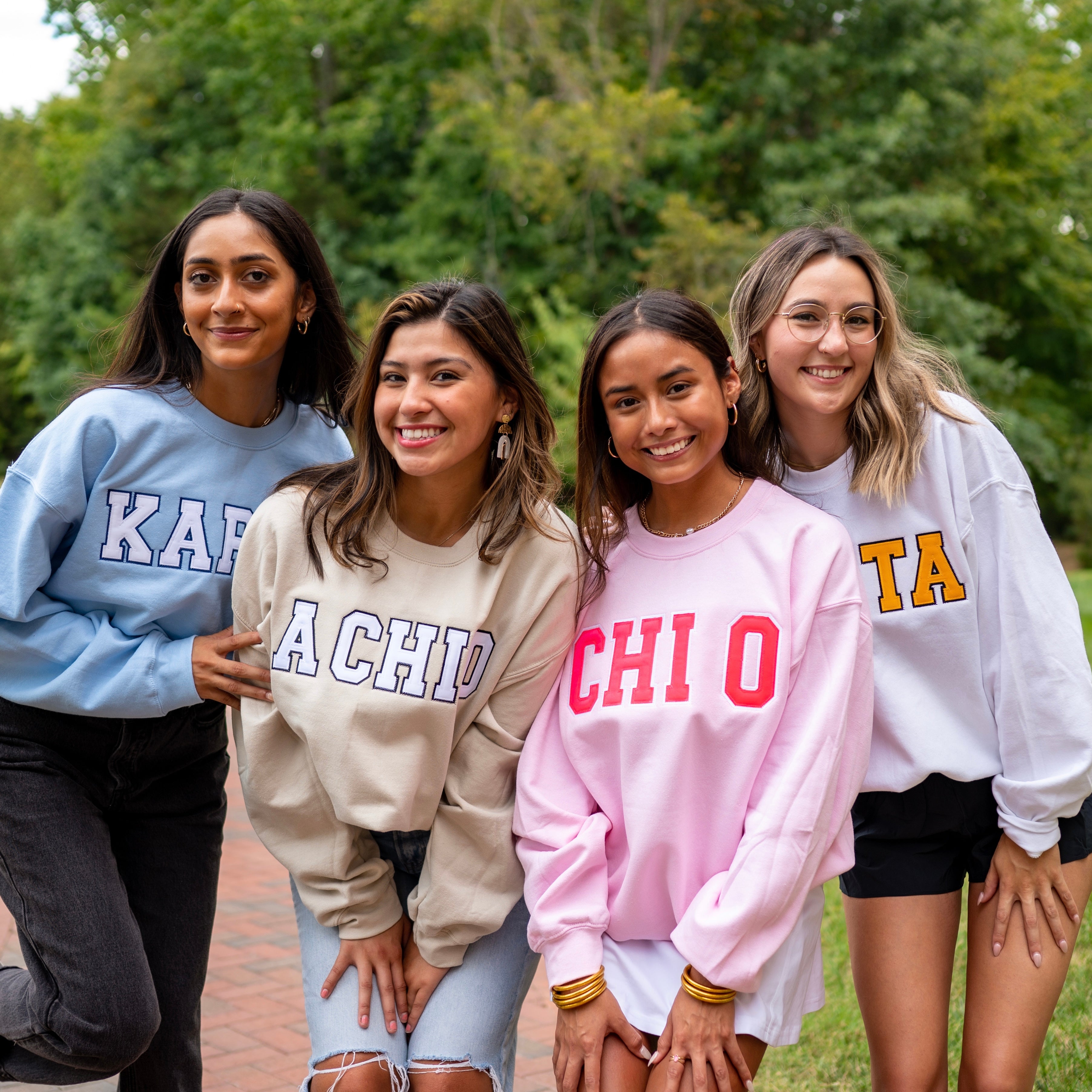 Old School Crewneck Sweatshirt - Alpha Chi Omega