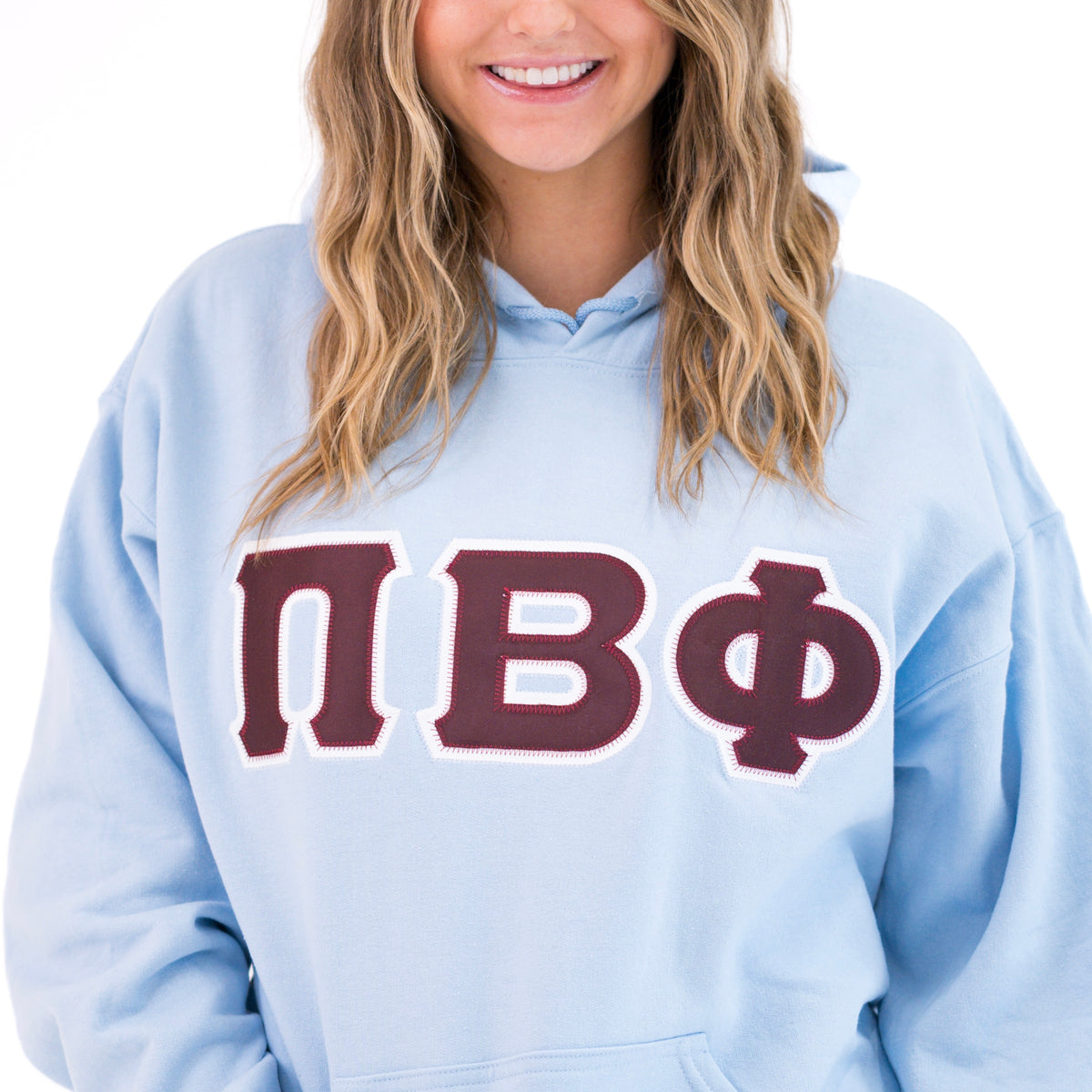 Pi Beta Phi Greek Letter Hoodie Sweatshirt – Greek Letter Co.