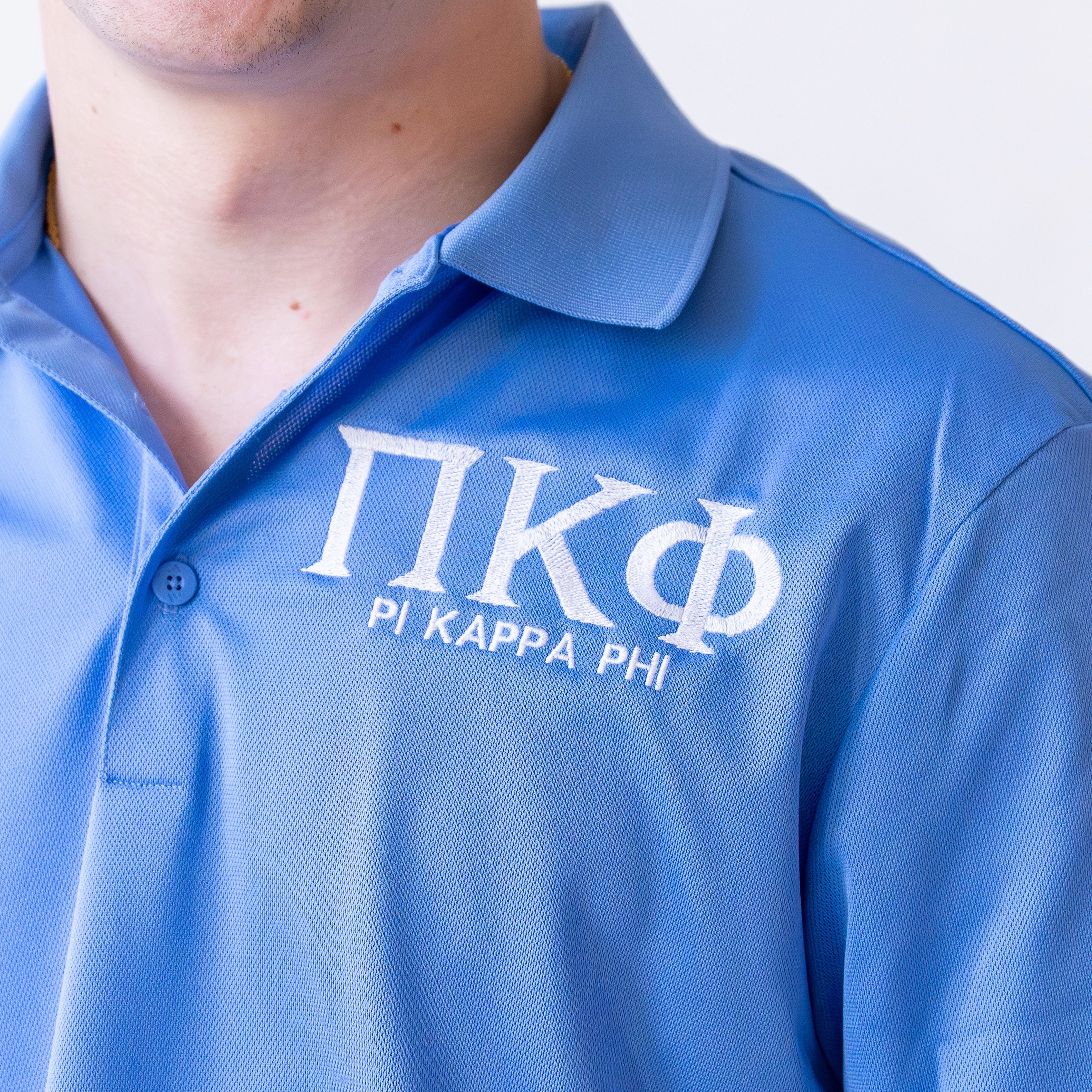 Basic Greek Letter Embroidered Polo