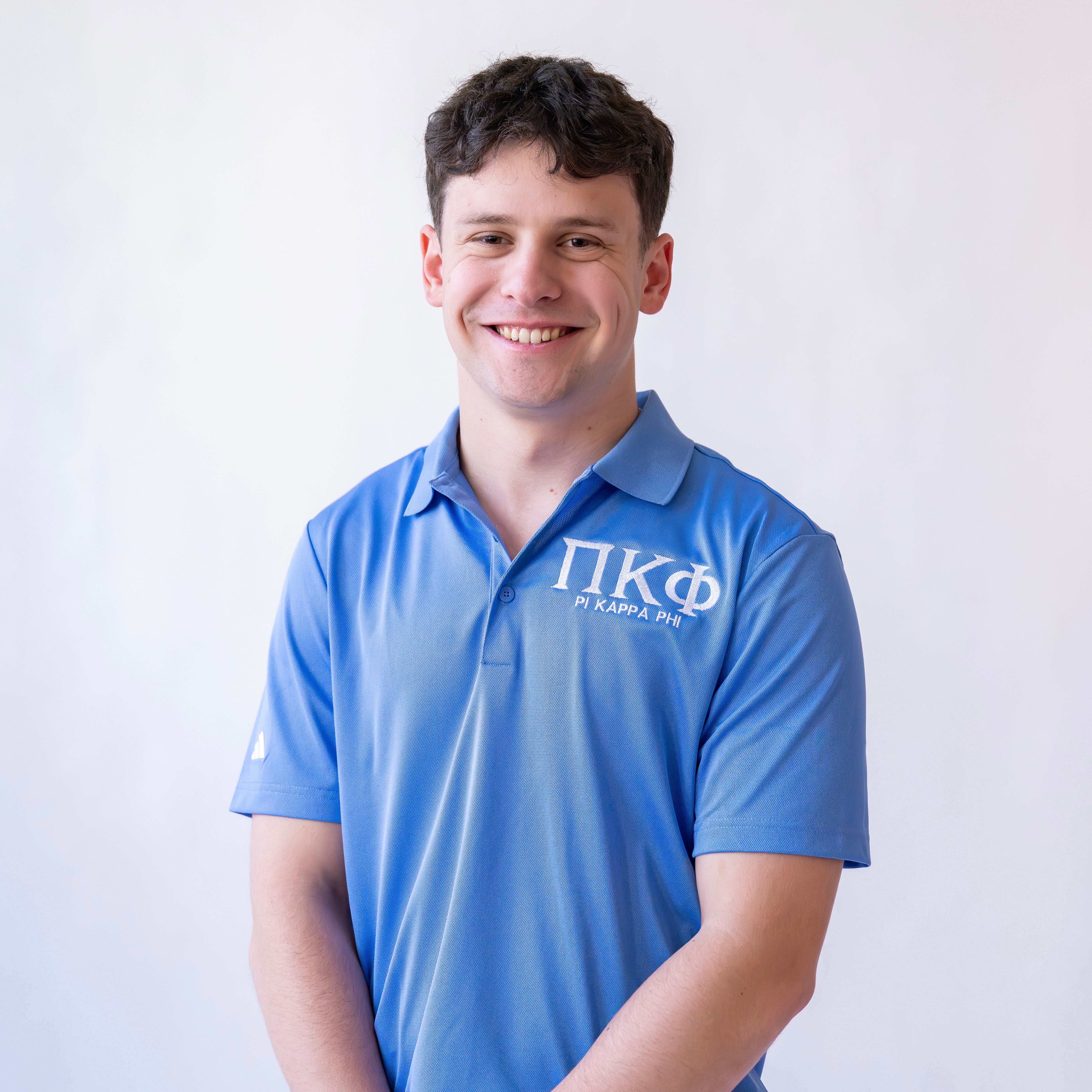 Basic Greek Letter Embroidered Polo - Pi Kappa Phi