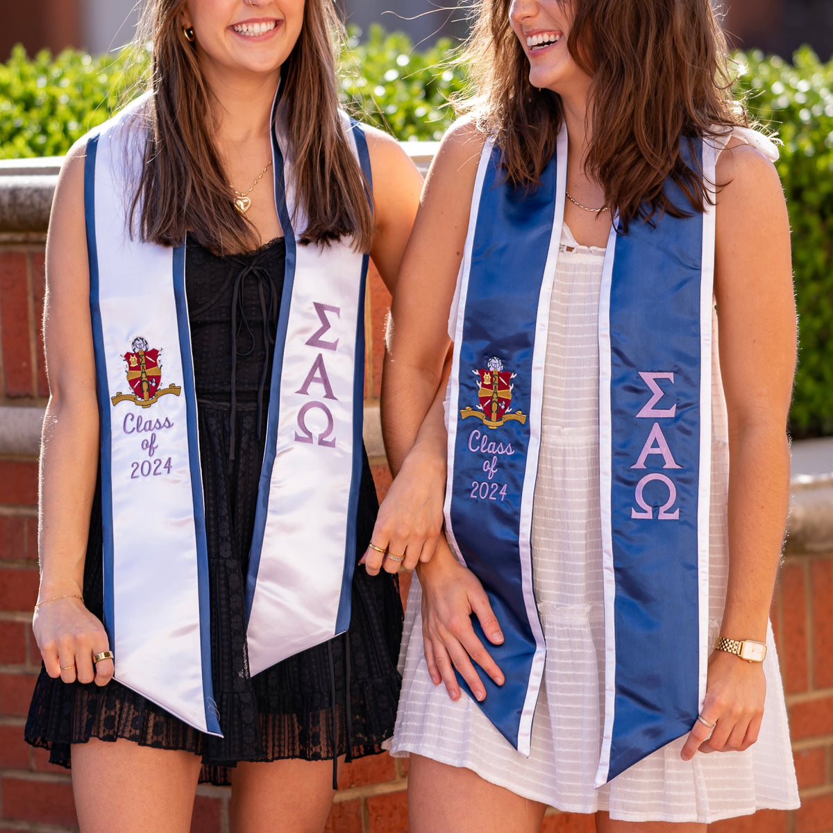 Custom Sigma Alpha Omega Crest Greek Letter Sorority Graduation Stole ...