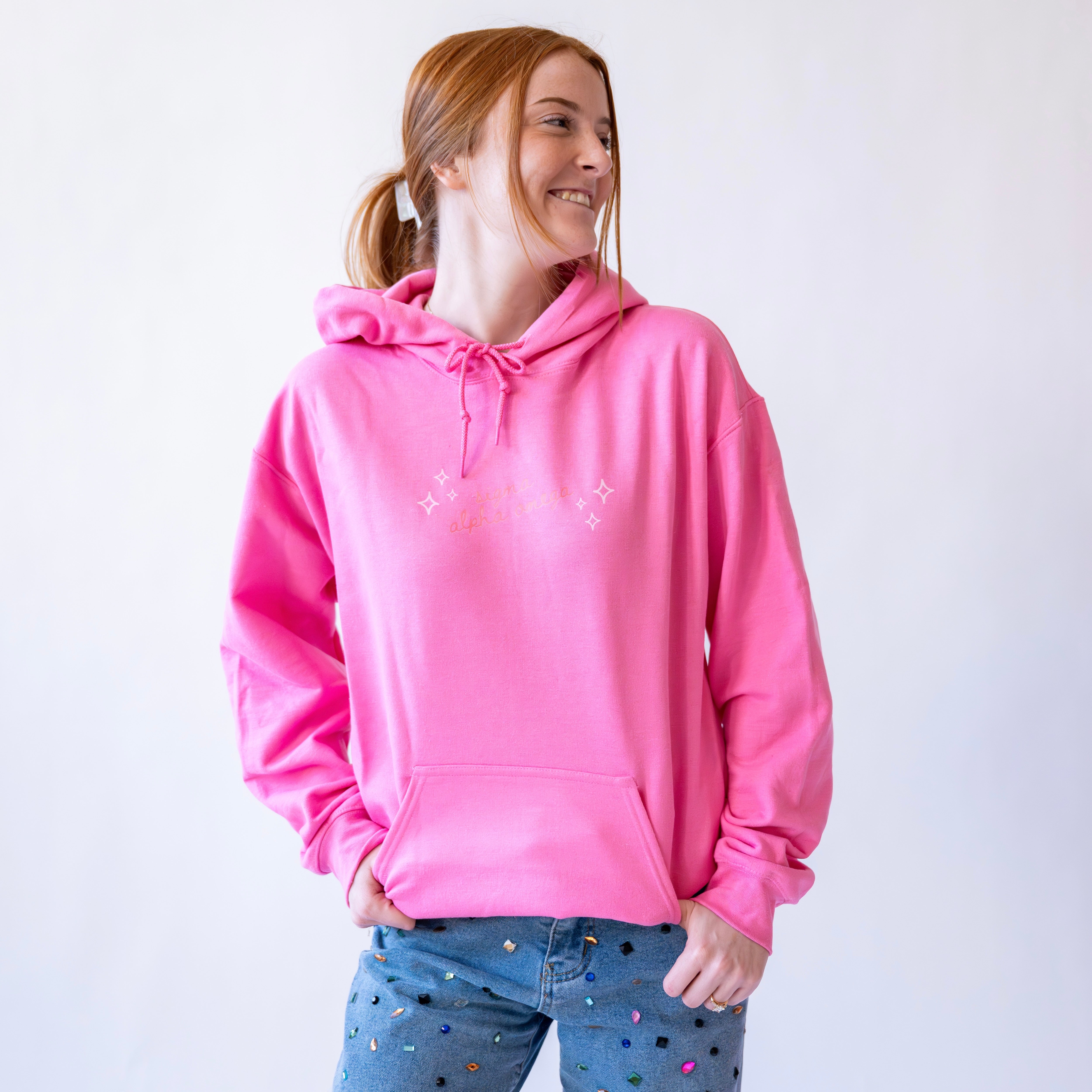 Sugar Rush Hoodie Sweatshirt - Sigma Alpha Omega