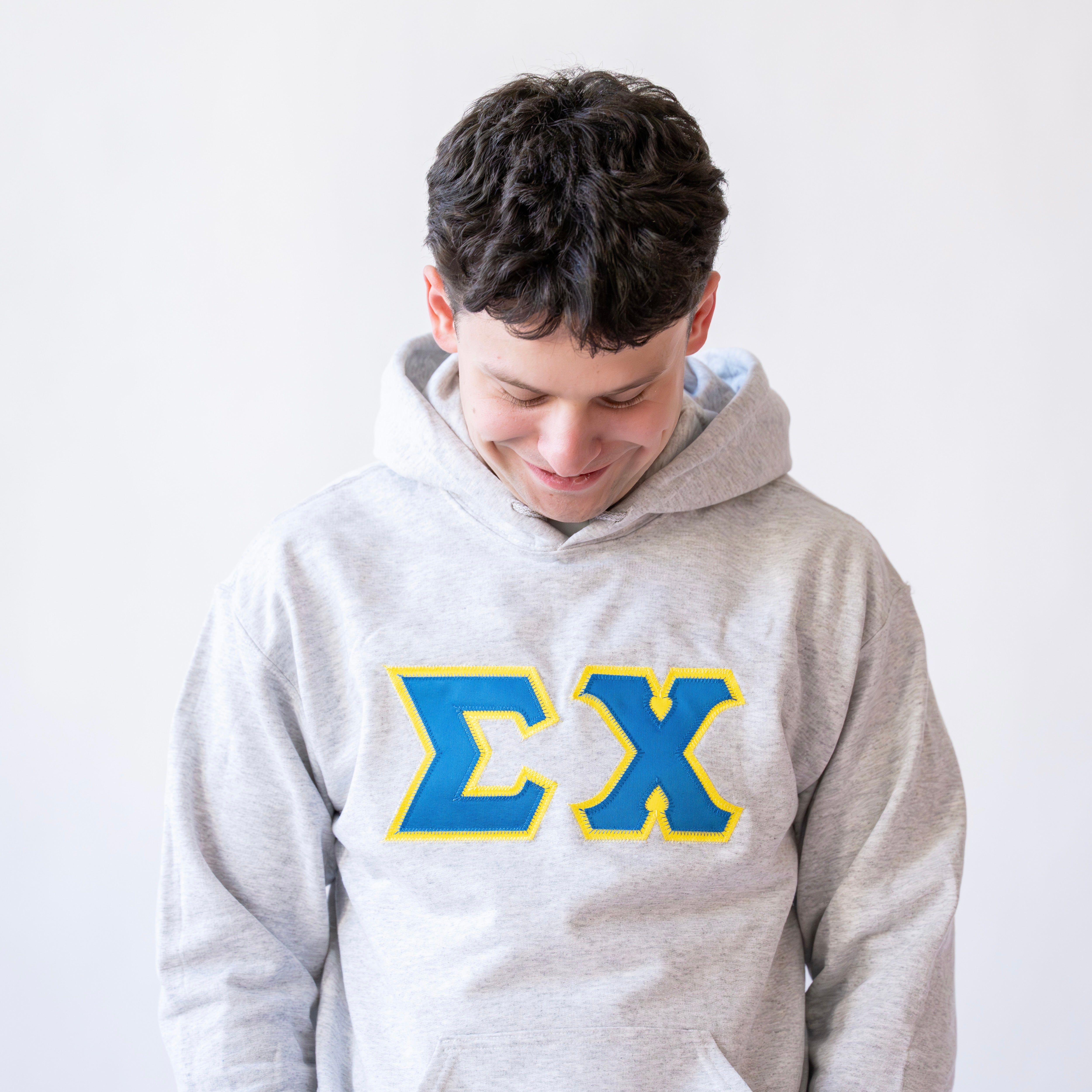 Basic Greek Letter Hoodie Sweatshirt - Sigma Chi