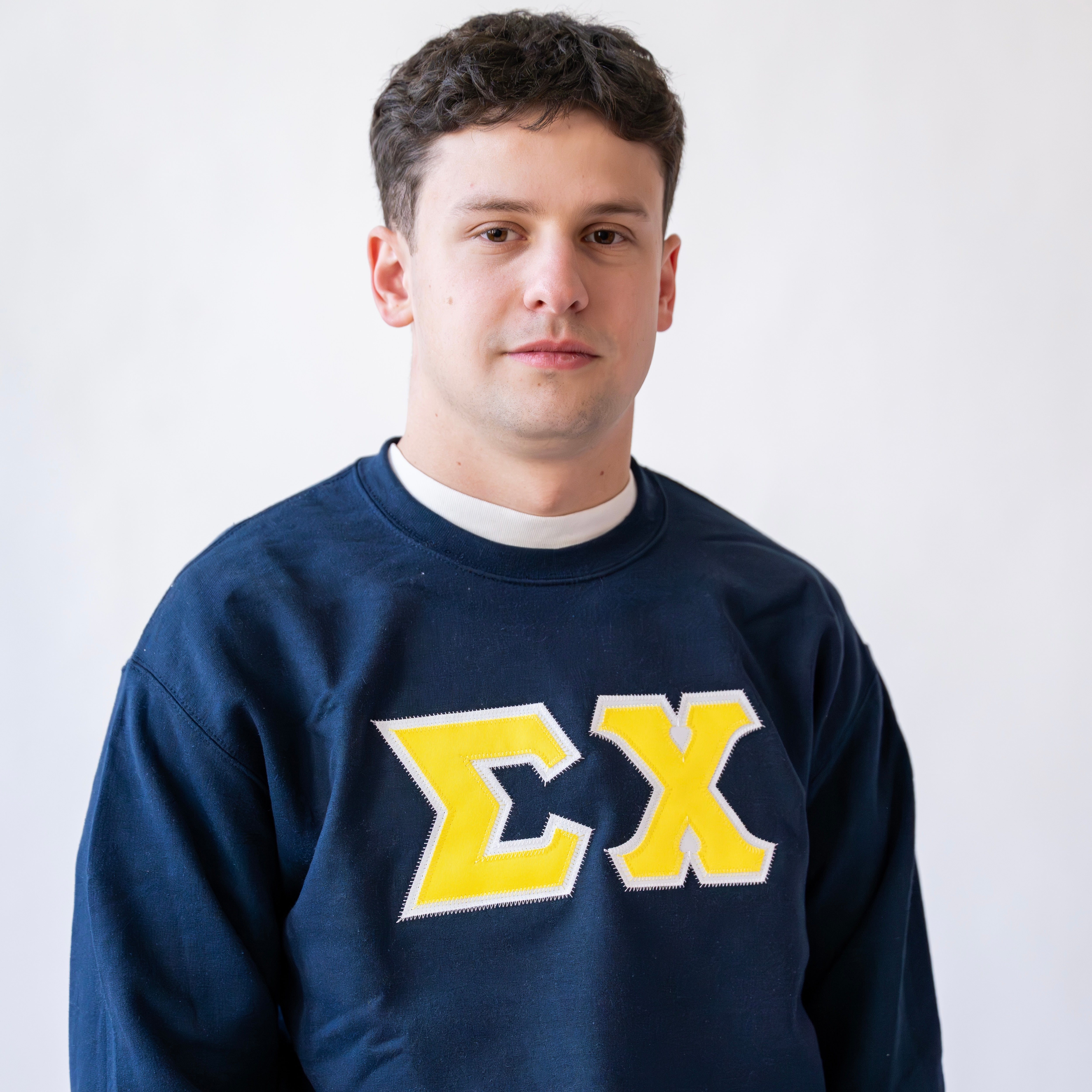 Basic Greek Letter Crewneck Sweatshirt - Sigma Chi