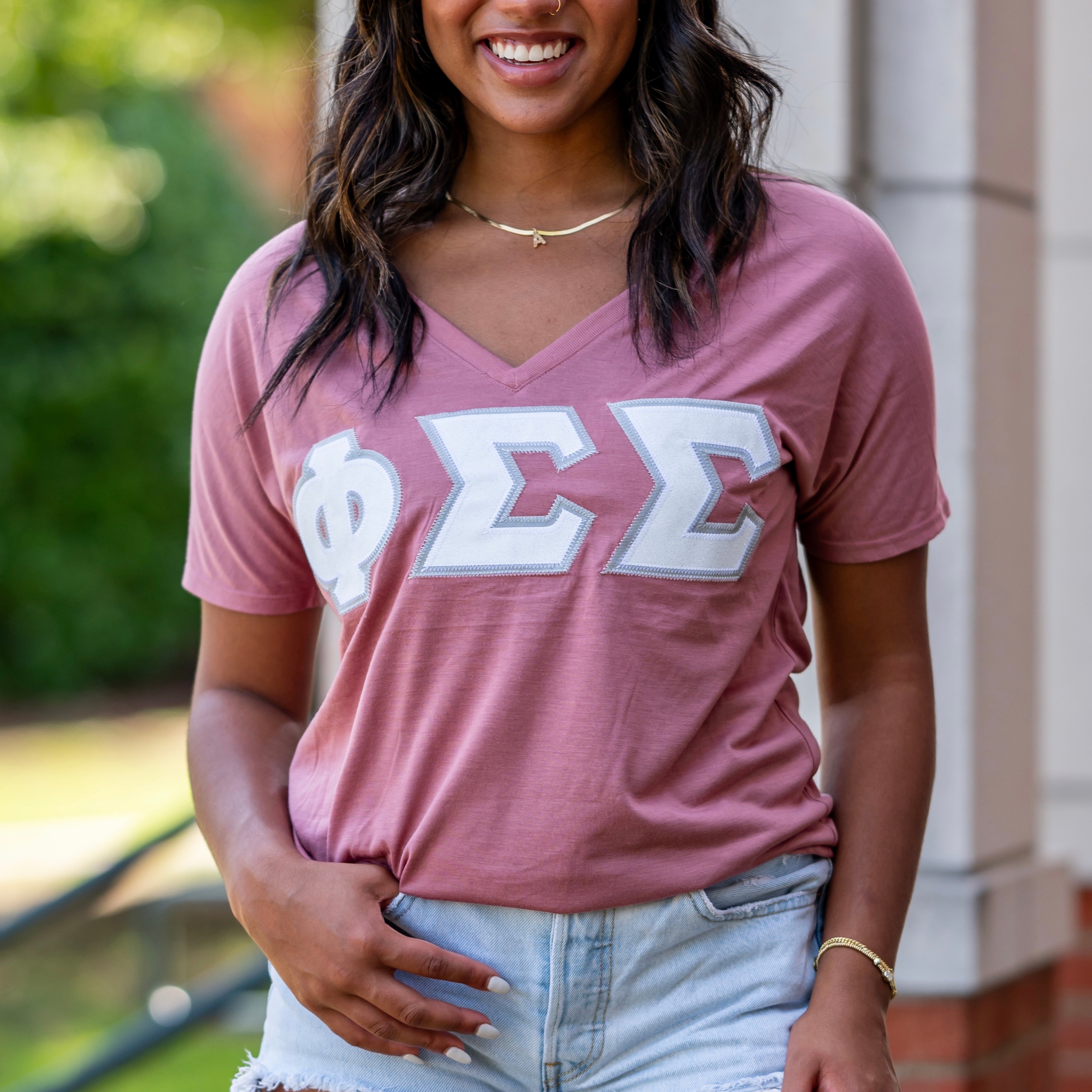 Glitter Greek Letter Shirt