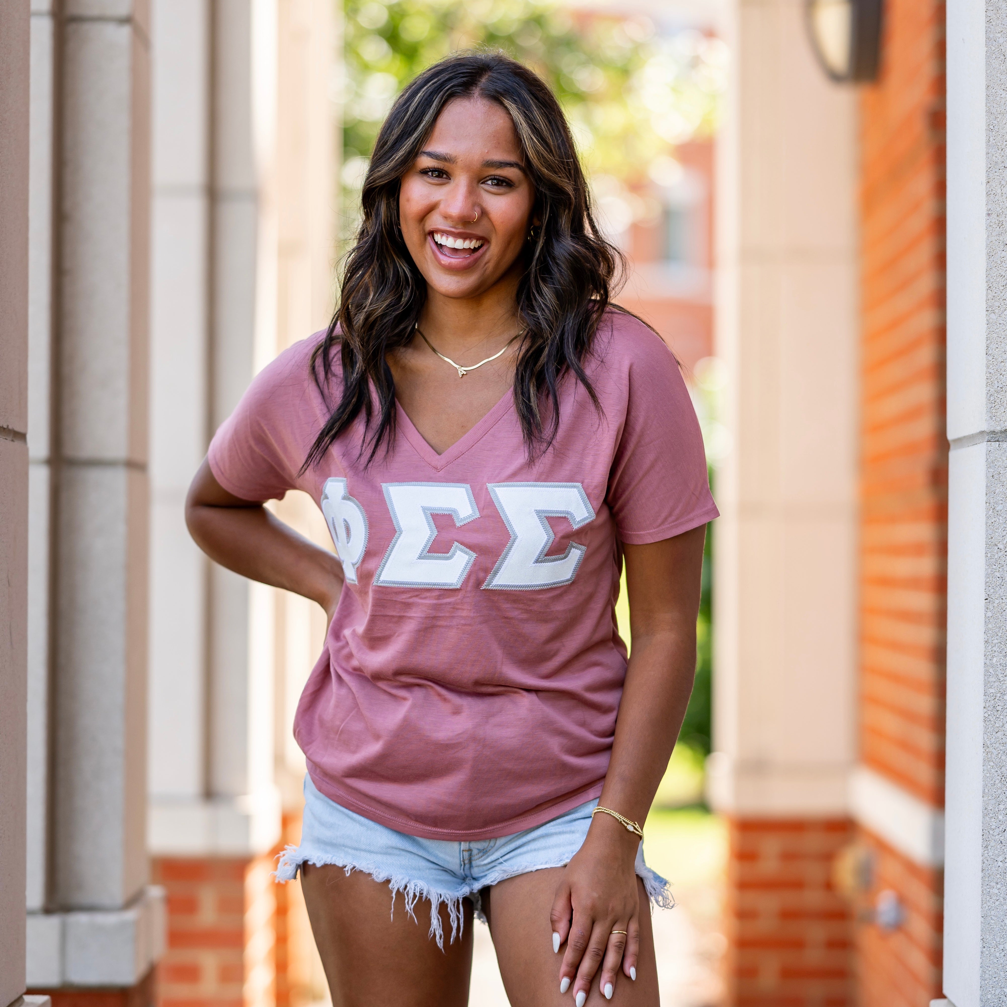 Glitter Greek Letter Shirt