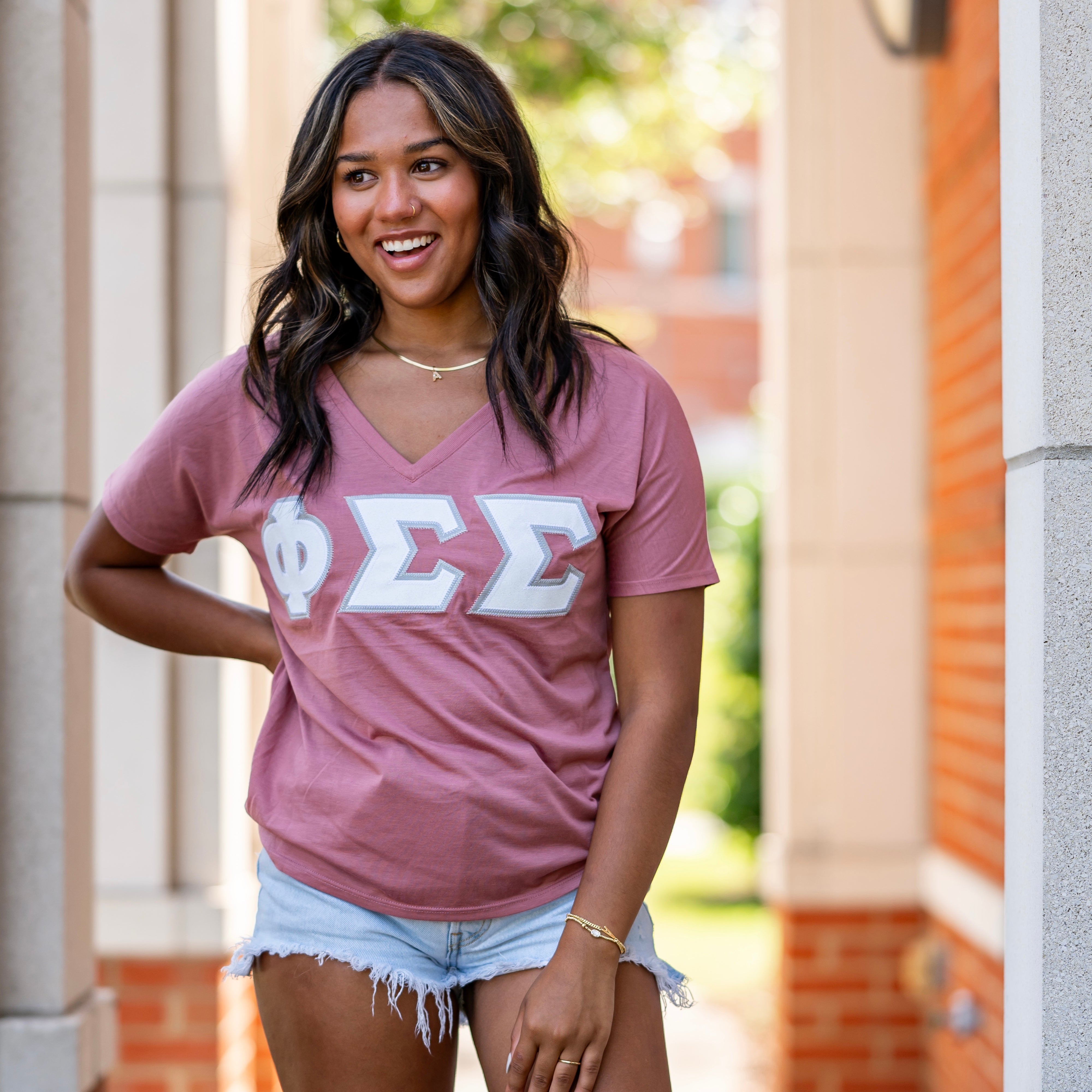 Glitter Greek Letter Shirt