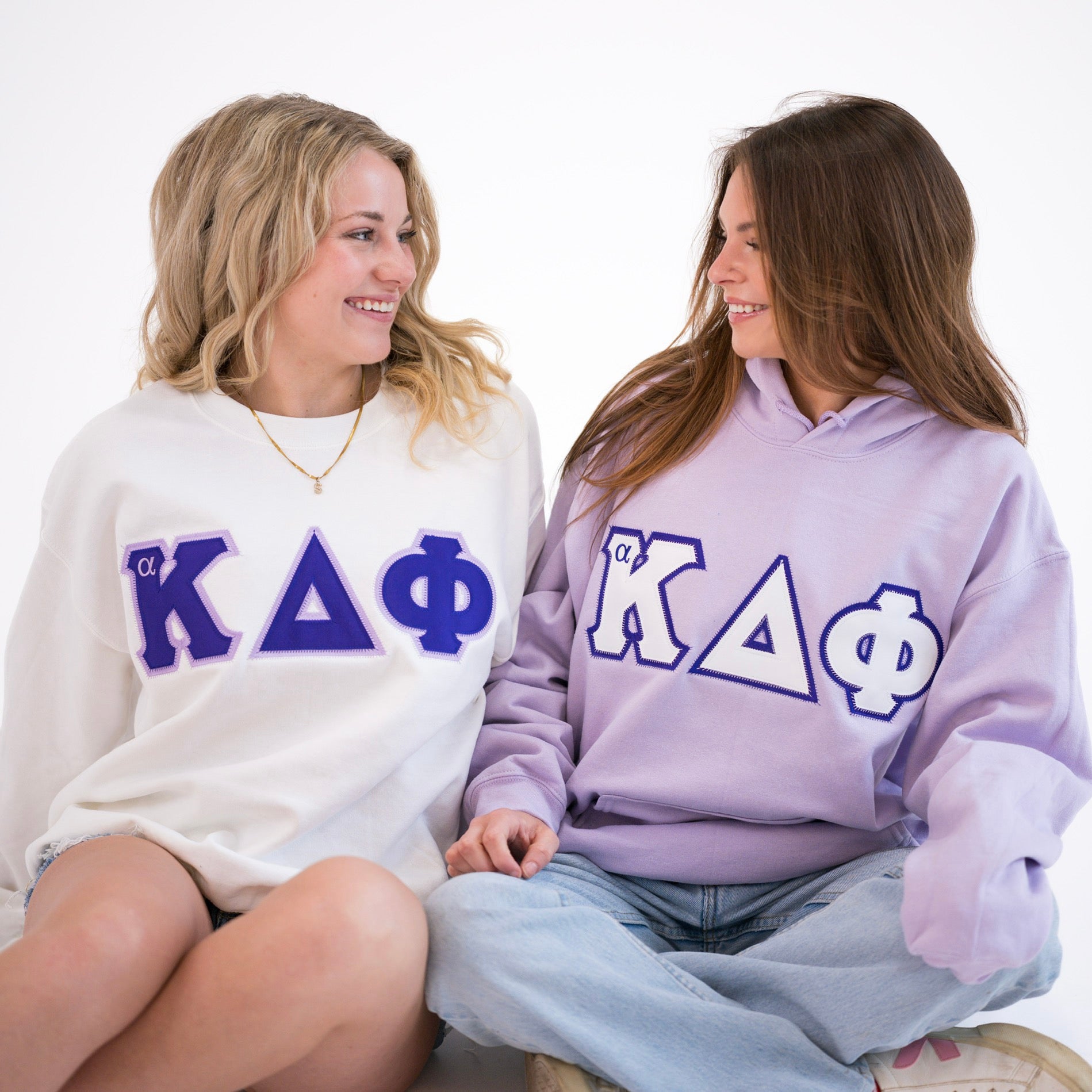 Basic Greek Letter Hoodie Sweatshirt - alpha Kappa Delta Phi