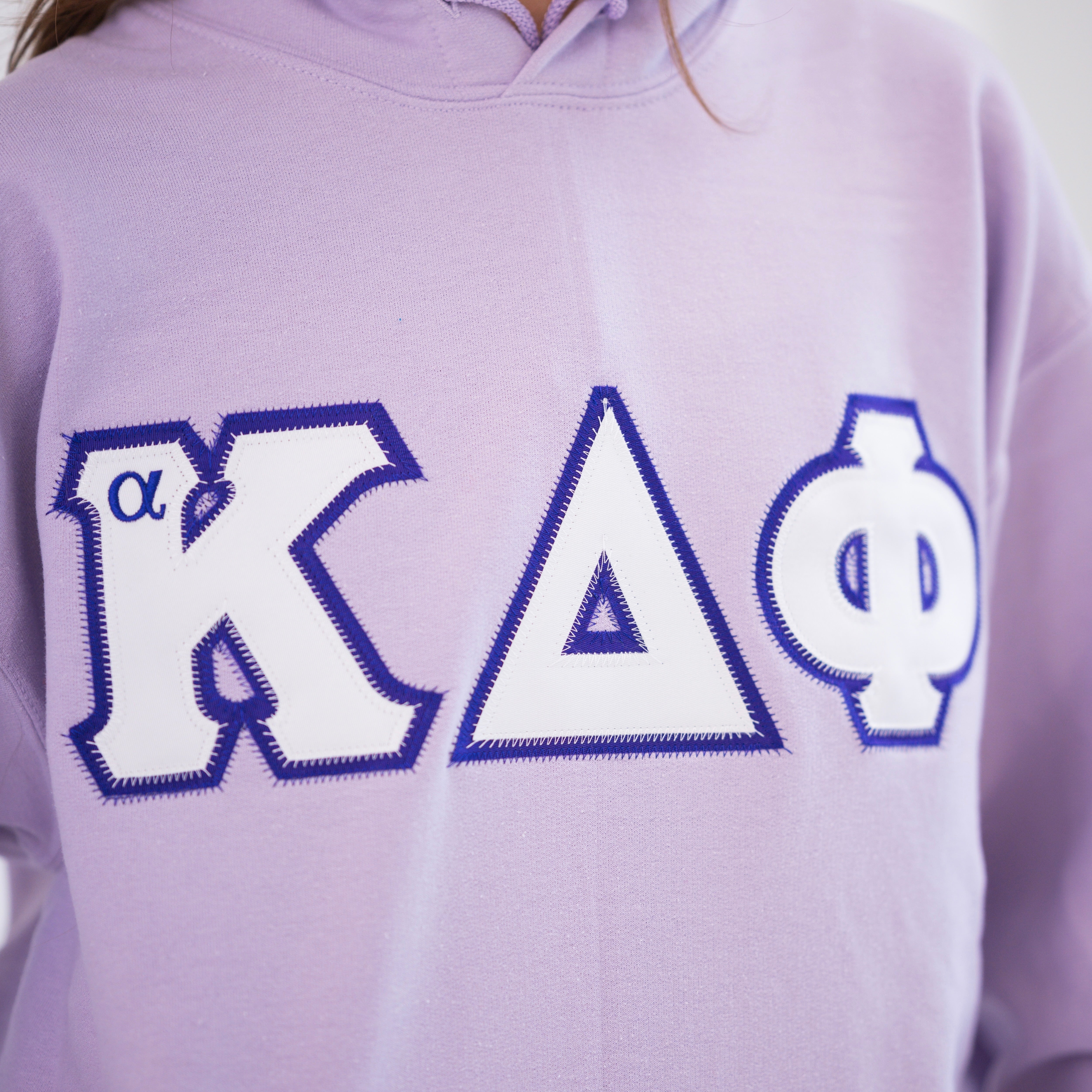 Basic Greek Letter Hoodie Sweatshirt - alpha Kappa Delta Phi