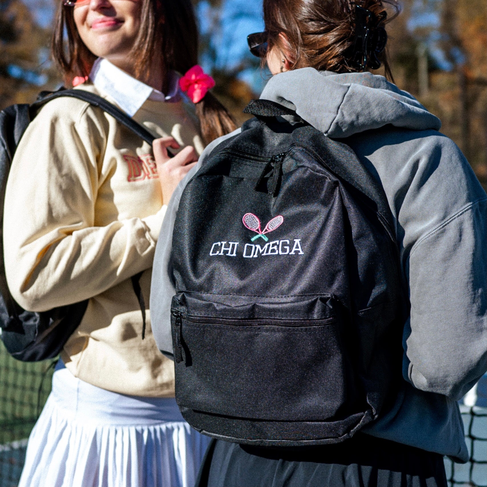 Tennis Academy Embroidered Backpack