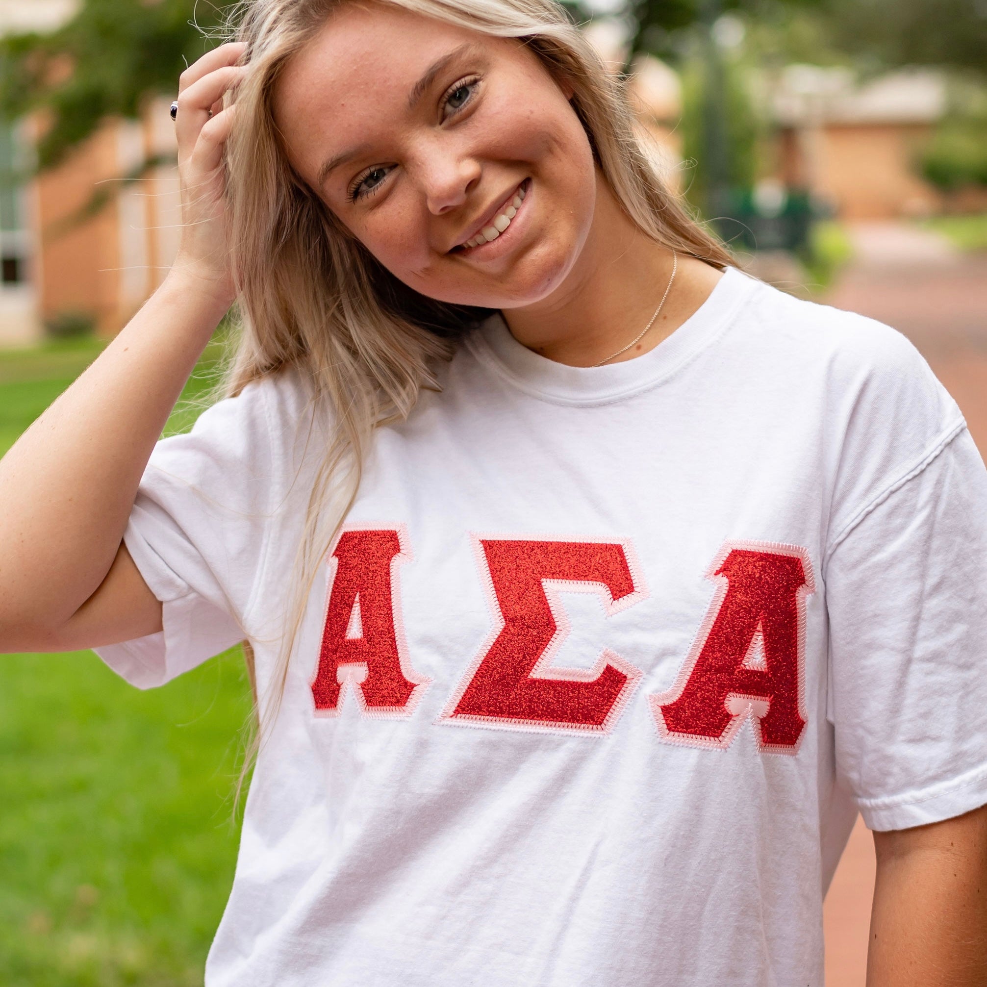 Glitter Greek Letter Shirt