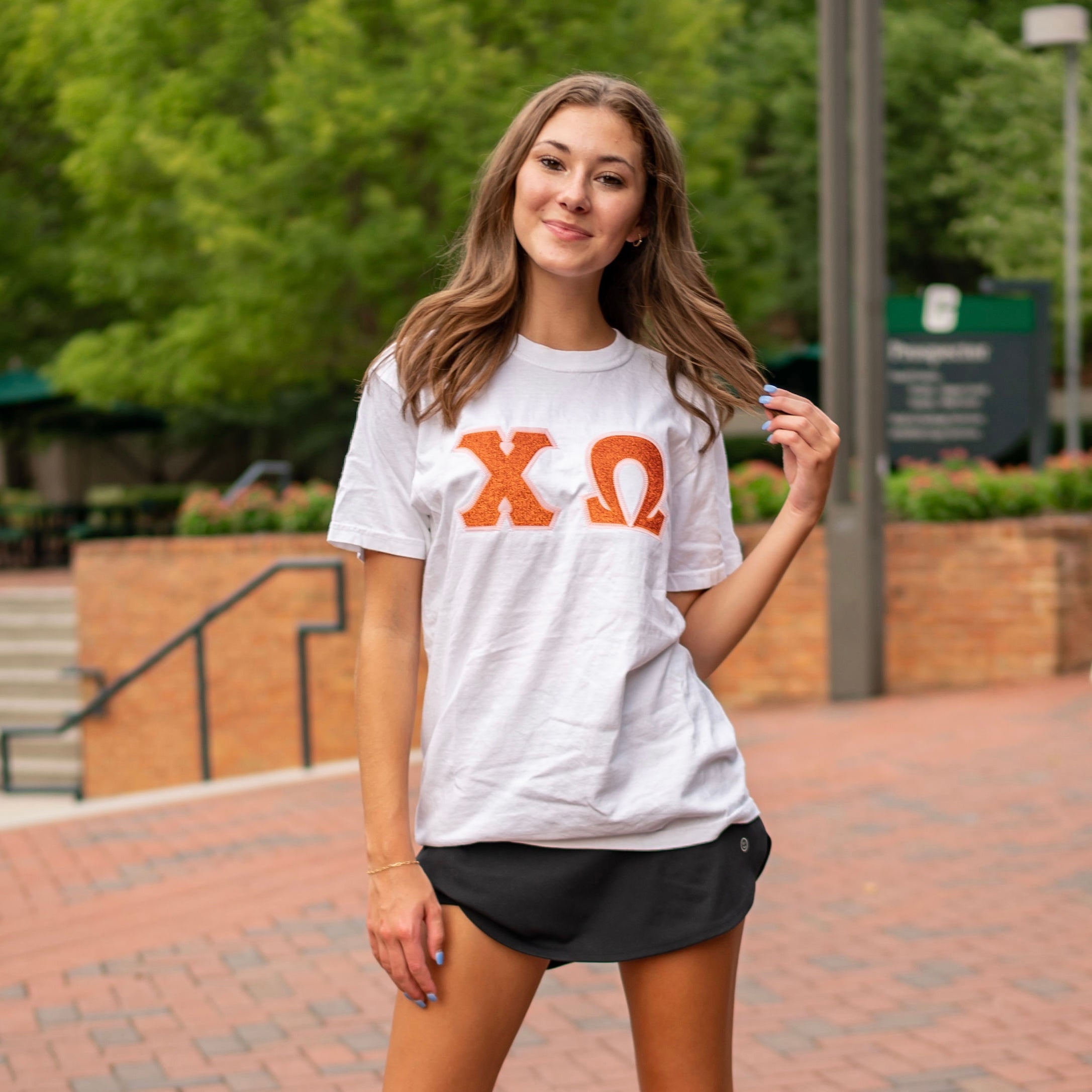 Glitter Greek Letter Shirt