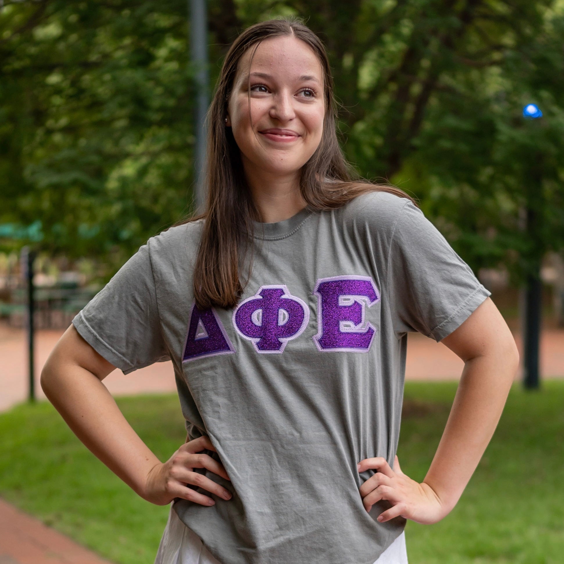 Glitter Greek Letter Shirt