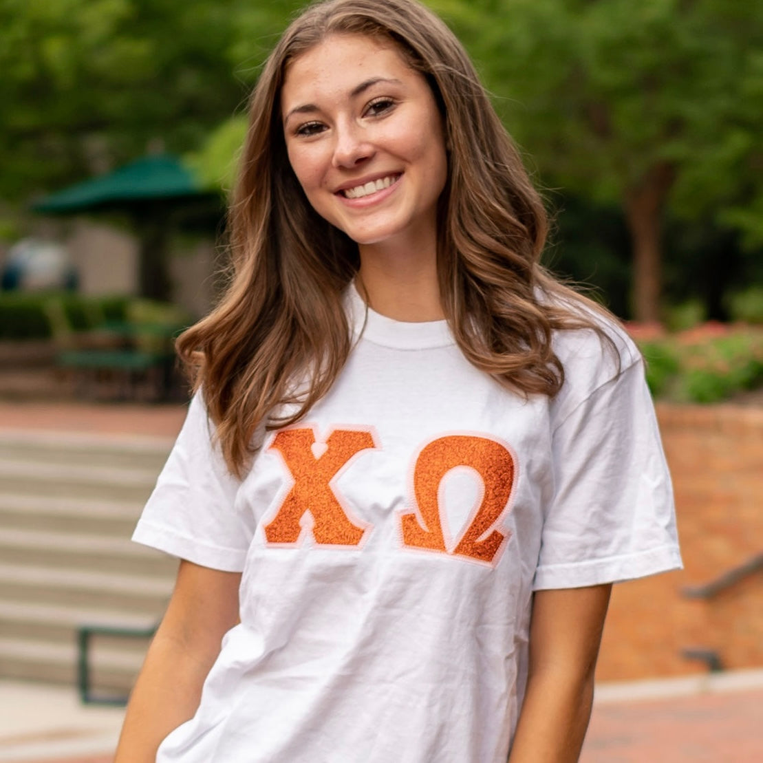 Glitter Greek Letter Shirt