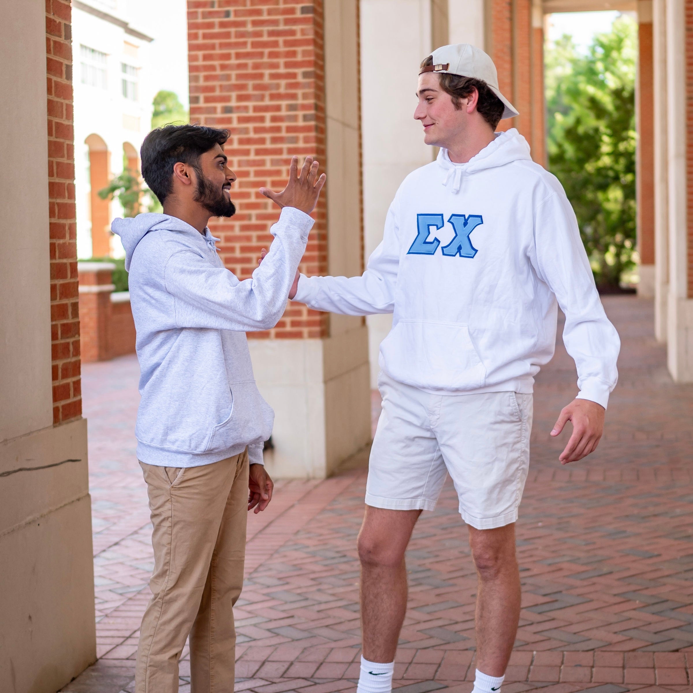 Custom Stitched Fraternity Greek Letter Hoodie Sweatshirt