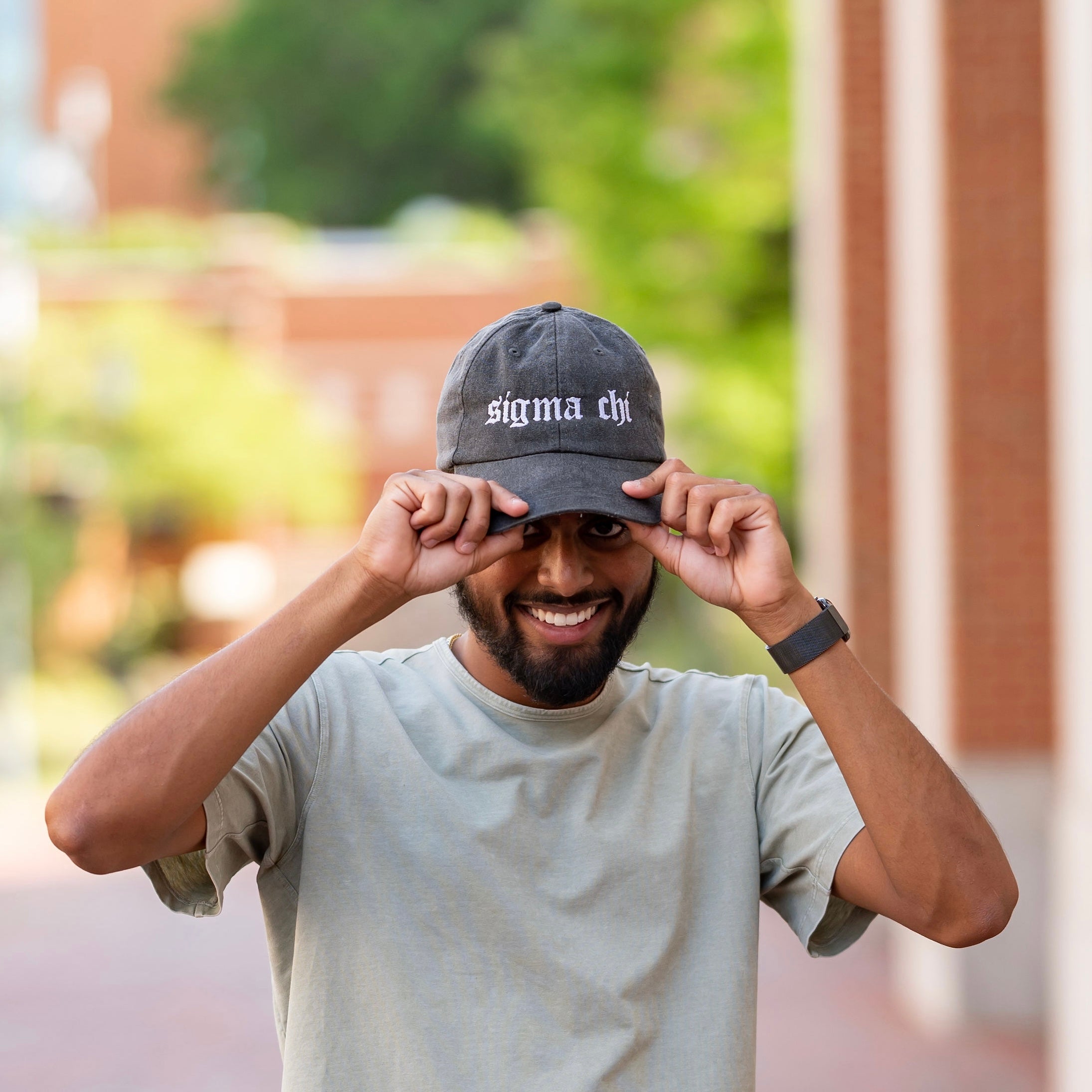 Old English Embroidered Dad Hat