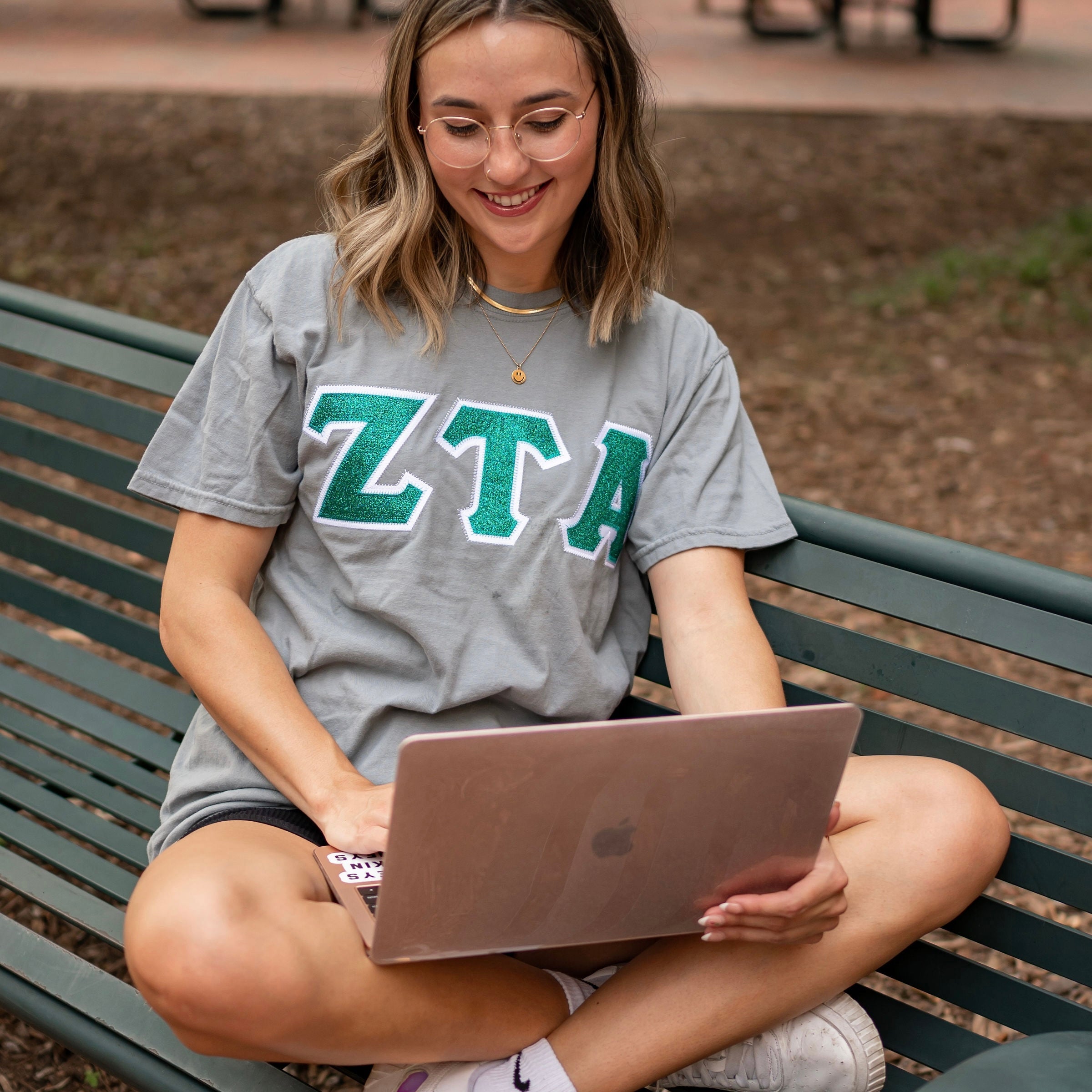 Glitter Greek Letter Shirt