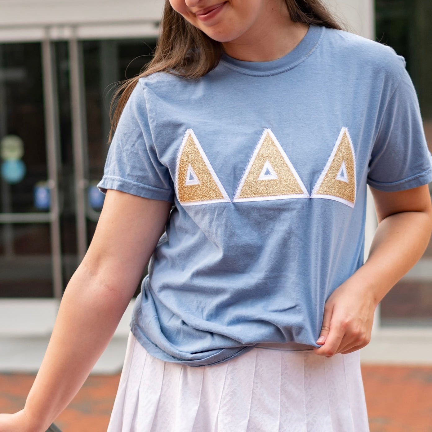 Glitter Greek Letter Shirt