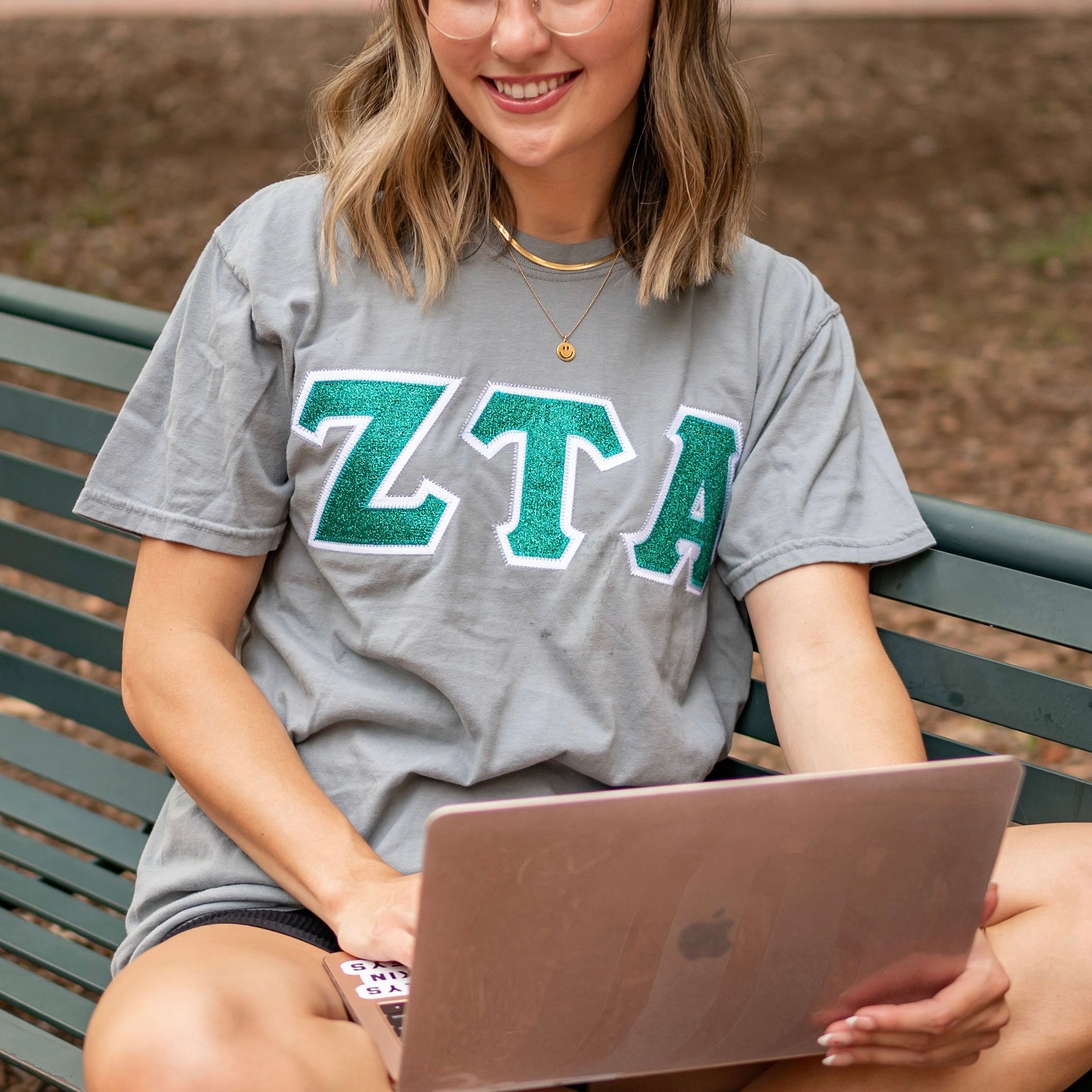 Glitter Greek Letter Shirt