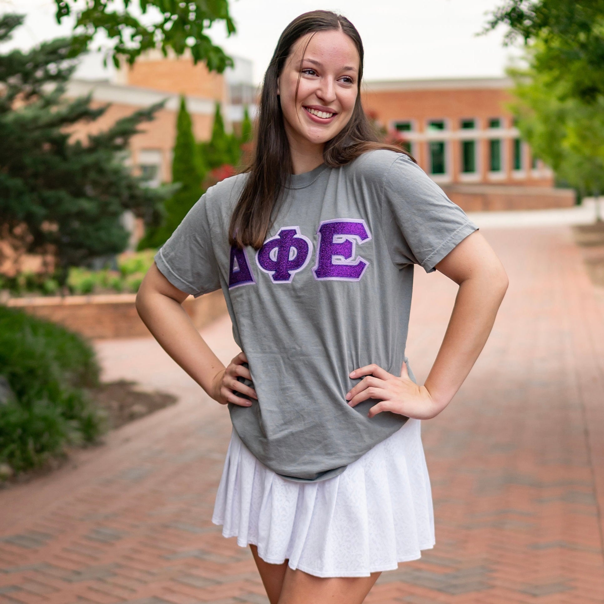 Glitter Greek Letter Shirt