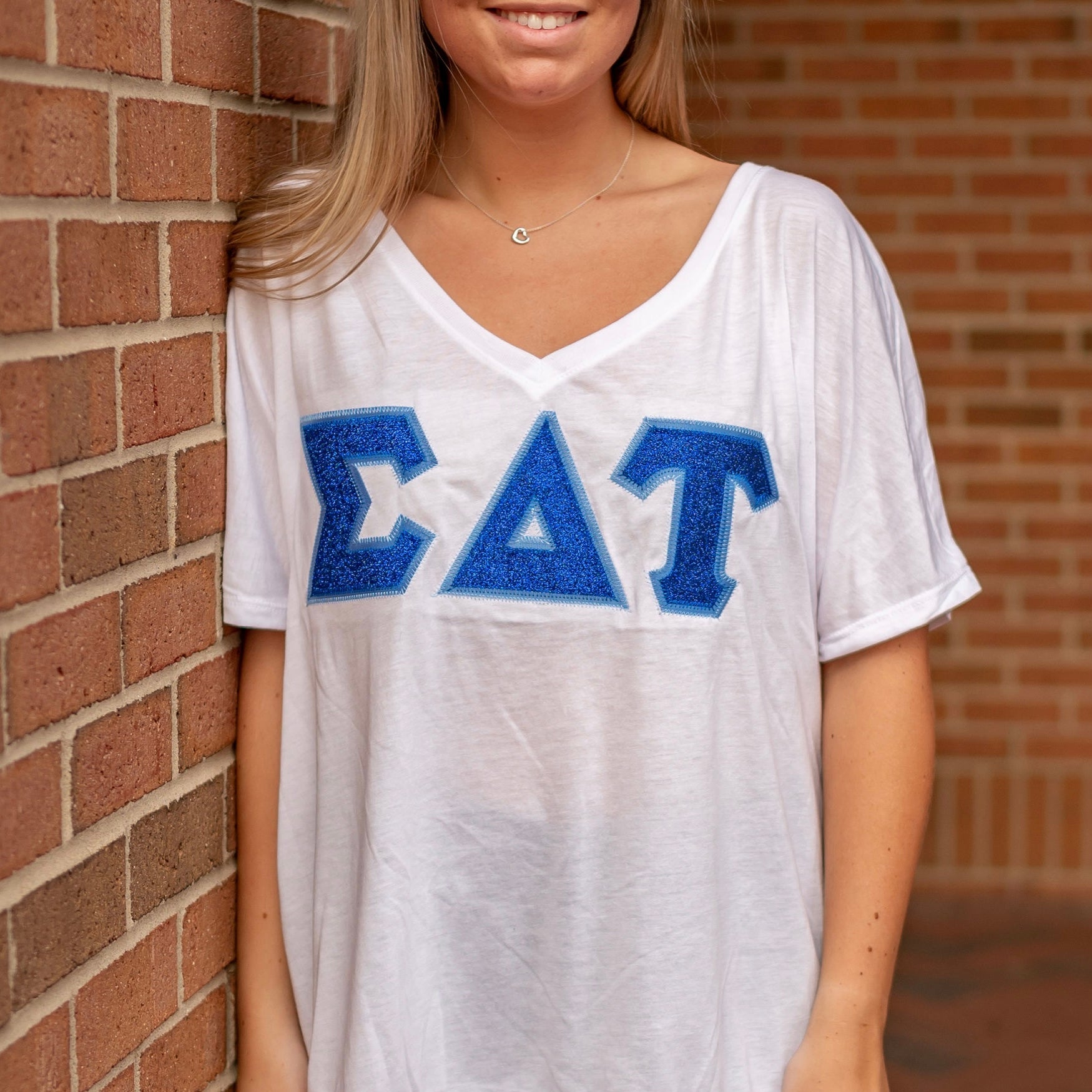 Glitter Greek Letter Shirt