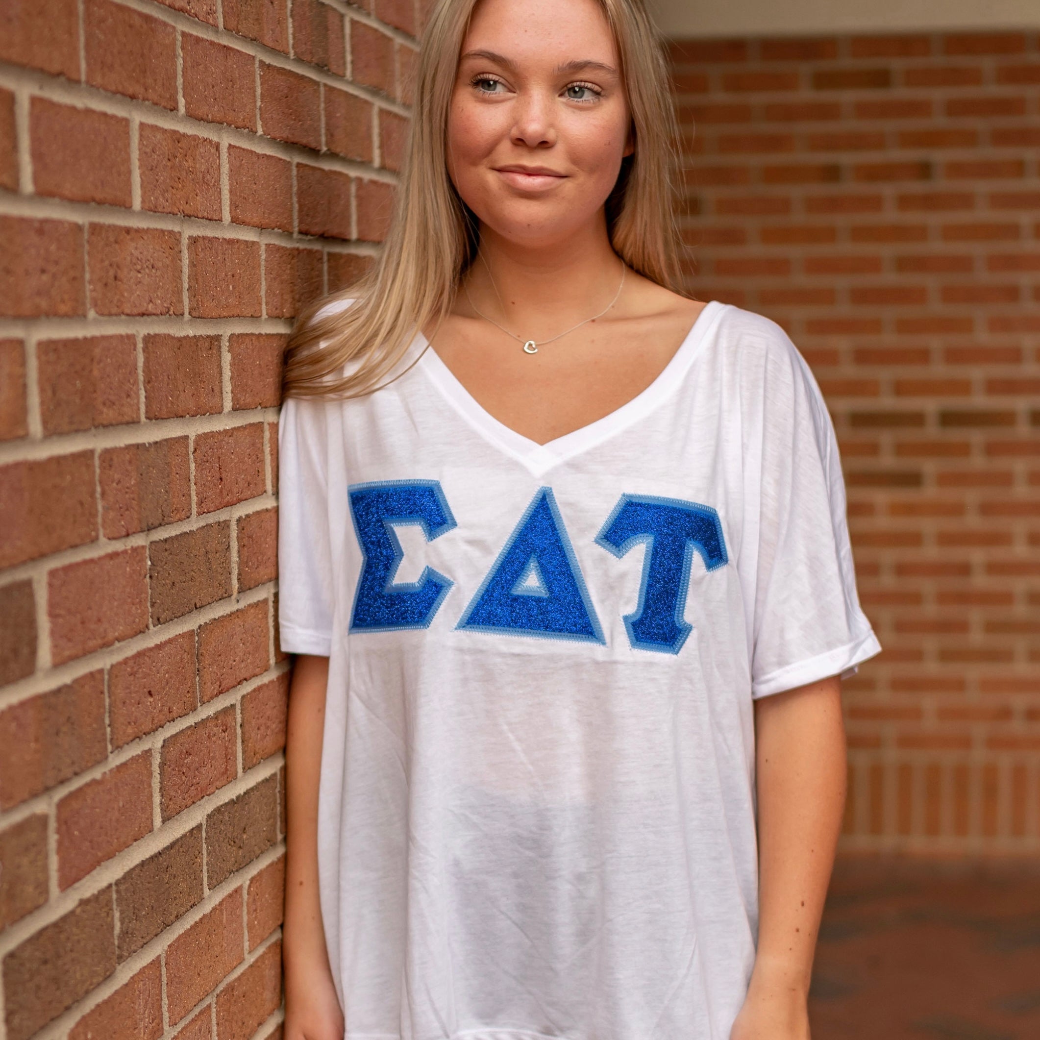 Glitter Greek Letter Shirt