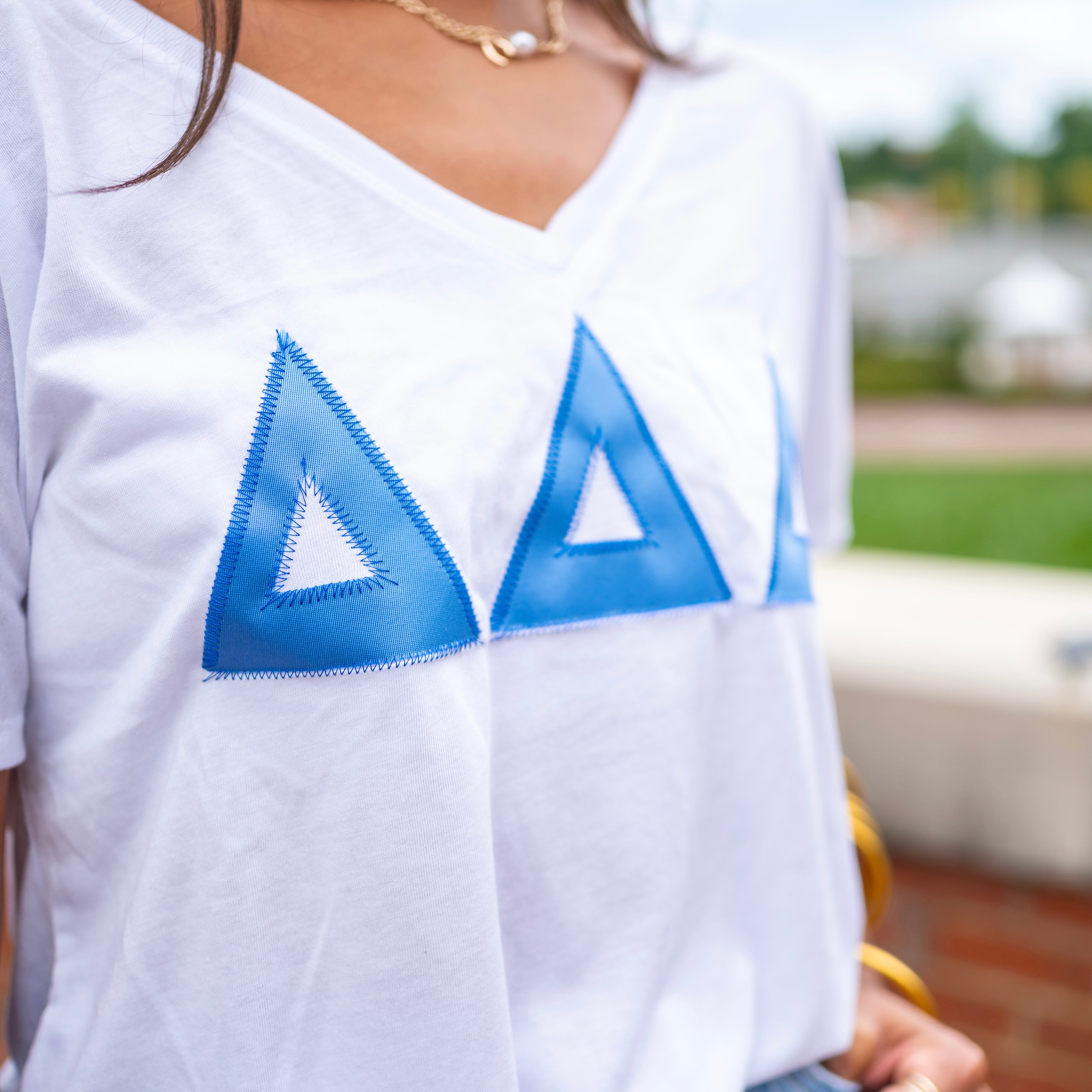 Custom Sorority Delta Delta Delta Greek Letter Shirt