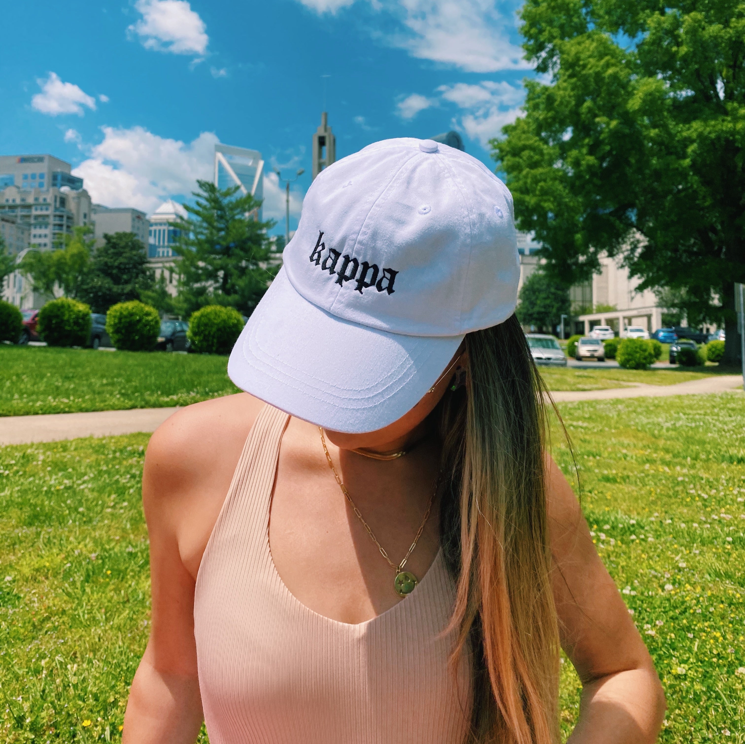 Old English Embroidered Dad Hat